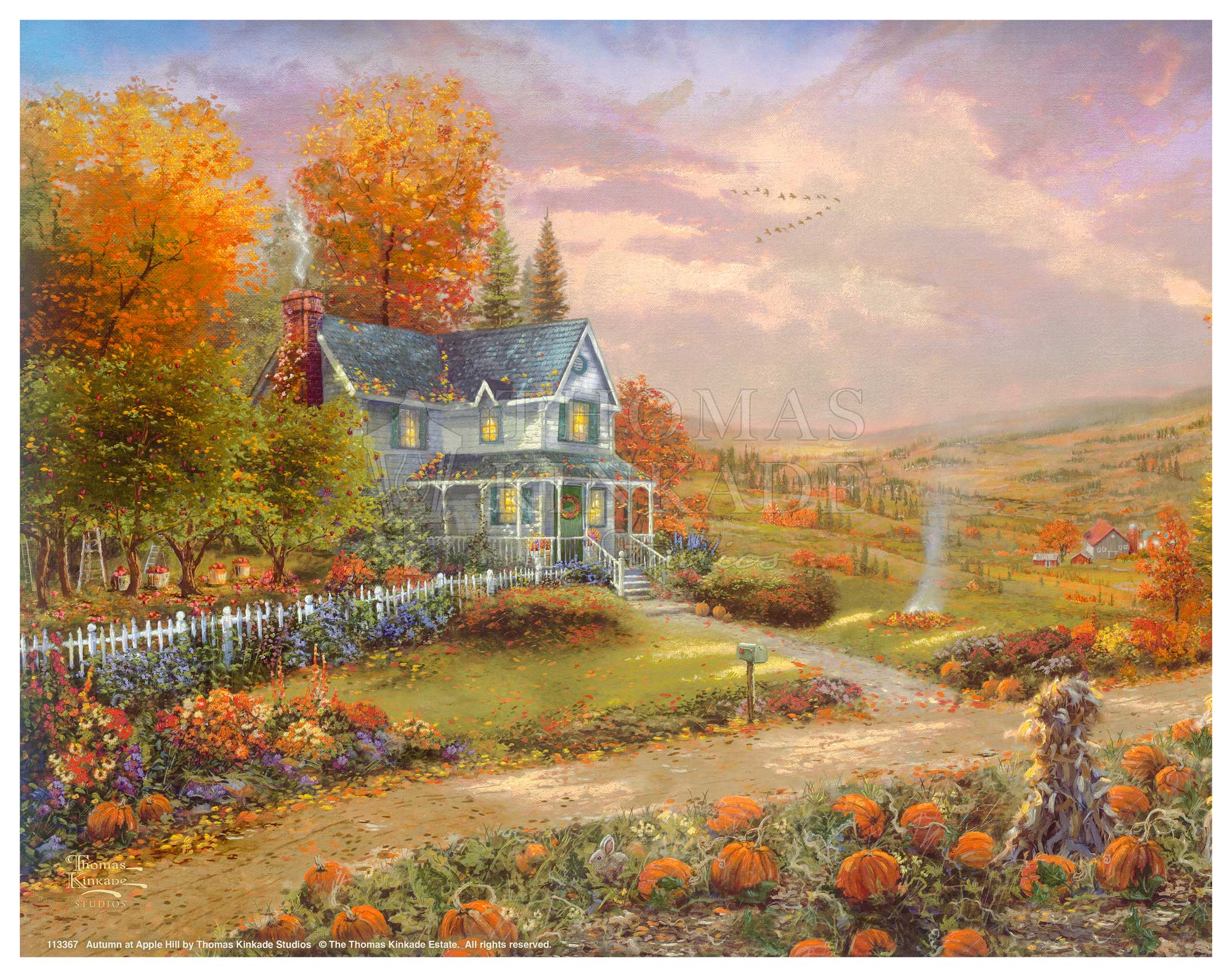 Autumn at Apple Hill - Art Prints – Thomas Kinkade Studios