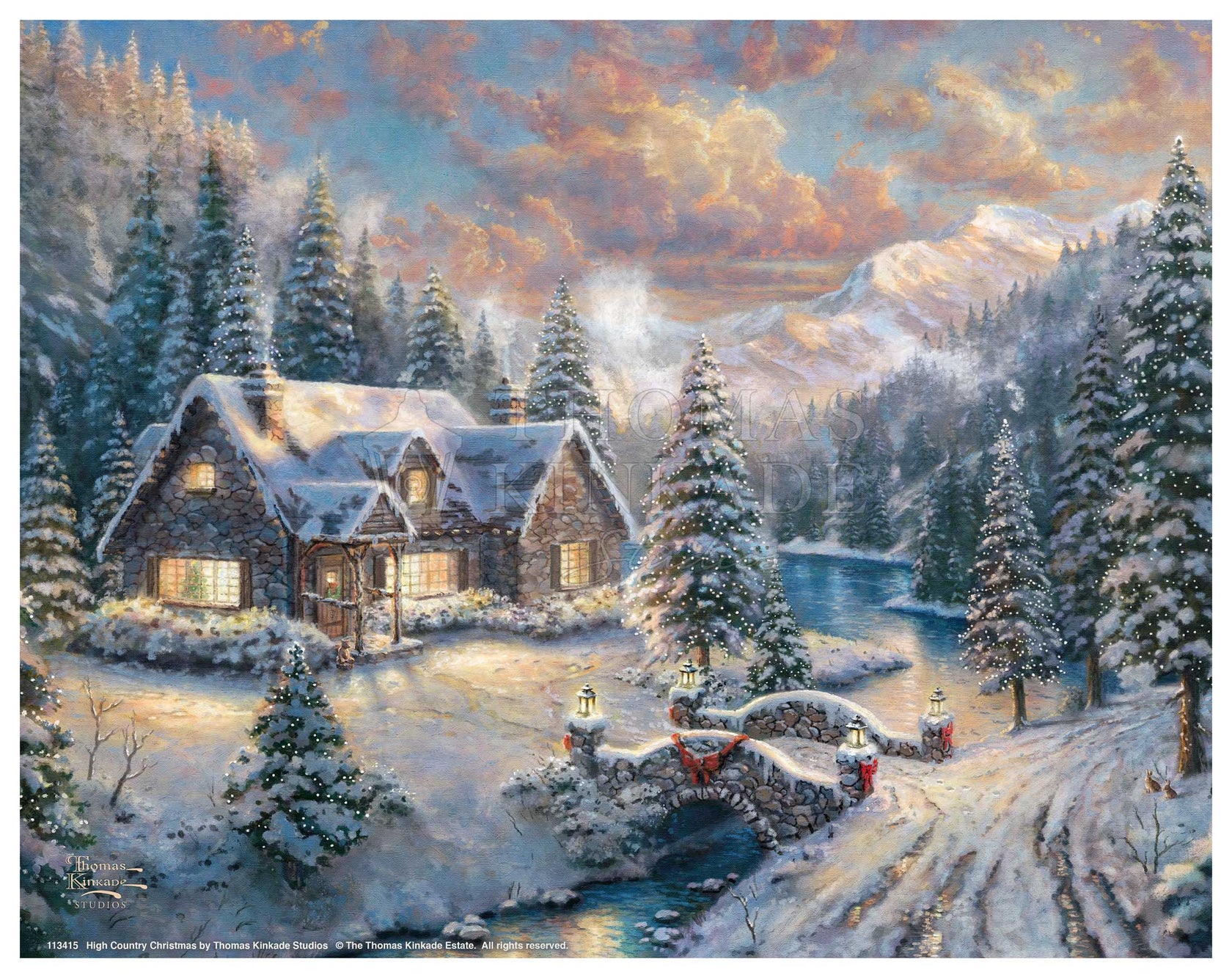 High Country Christmas - Art Prints – Thomas Kinkade Studios