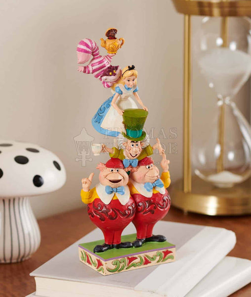 RADKO 1020467 LOST IN WONDERLAND - STORY TIME SERIES - ALICE, THE WHITE  RABBIT & SANTA IN THE TEA CUP ORNAMENT - NEW 2020 (20-1)