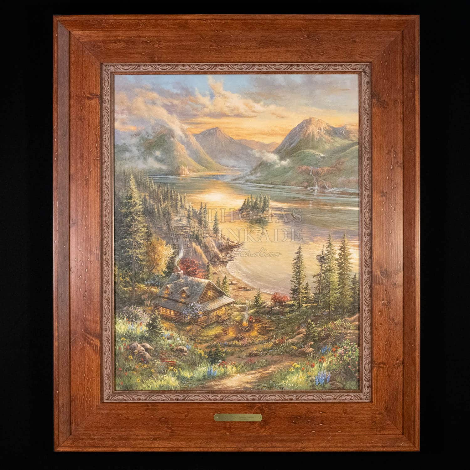 *Original Study* Lakeside Splendor by Thomas Kinkade Studios 27