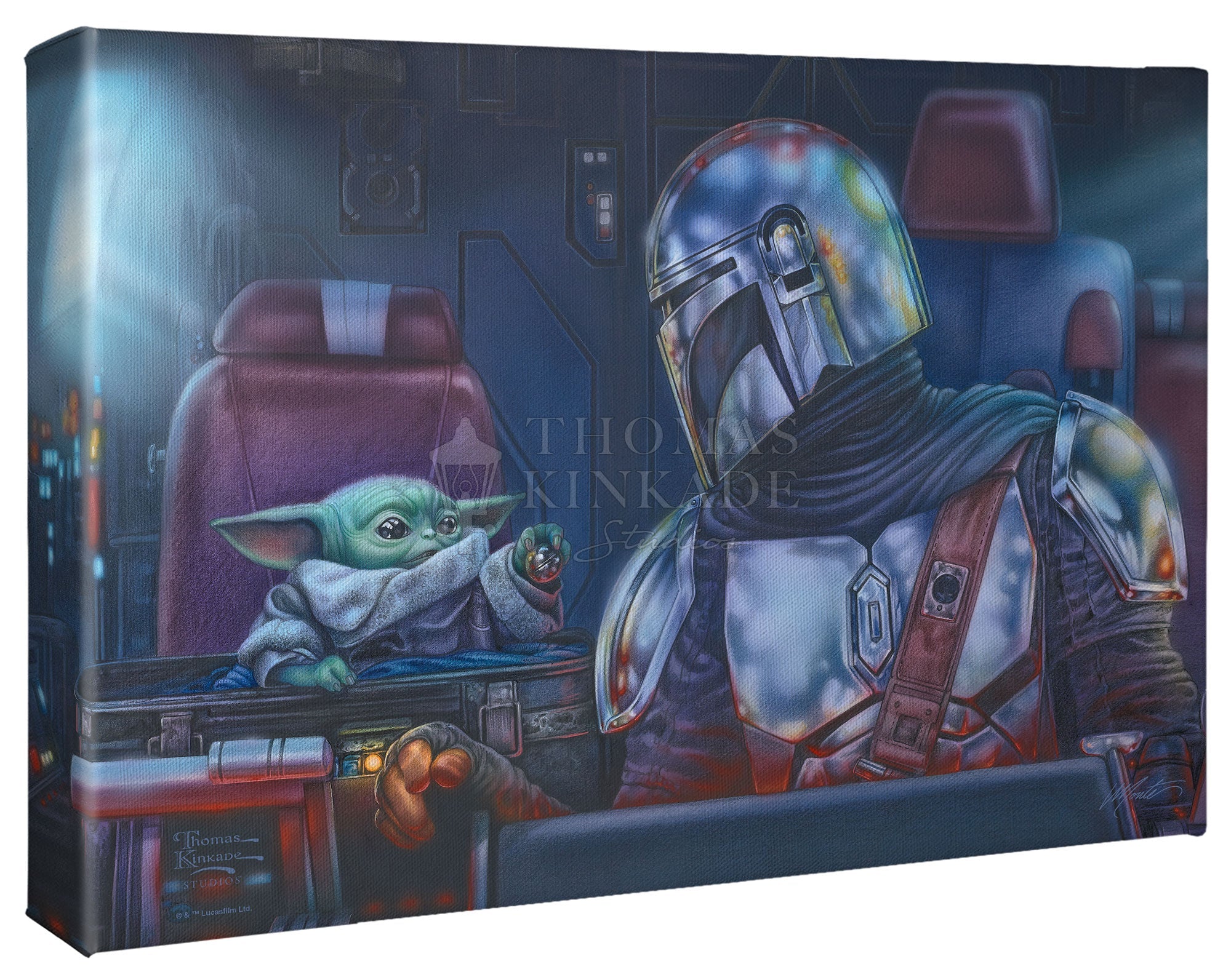 Star Wars Disney Gallery Wrapped Canvas on sale By Thomas Kinkade Studios