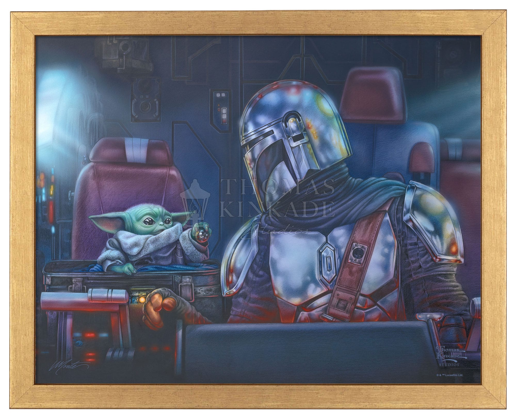 The Mandalorian™ - Two for the Road - Art Prints – Thomas Kinkade Studios