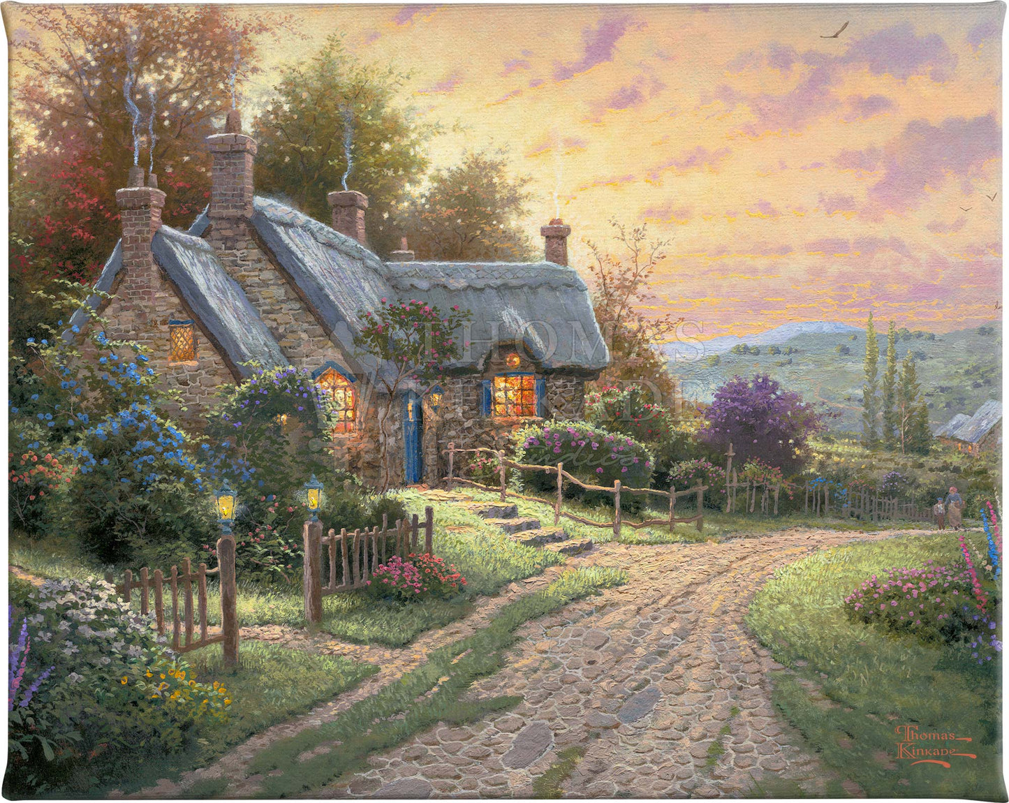 Late Afternoon on the Farm 8 x 10 Gallery Wrapped Canvas – Thomas Kinkade  Studios