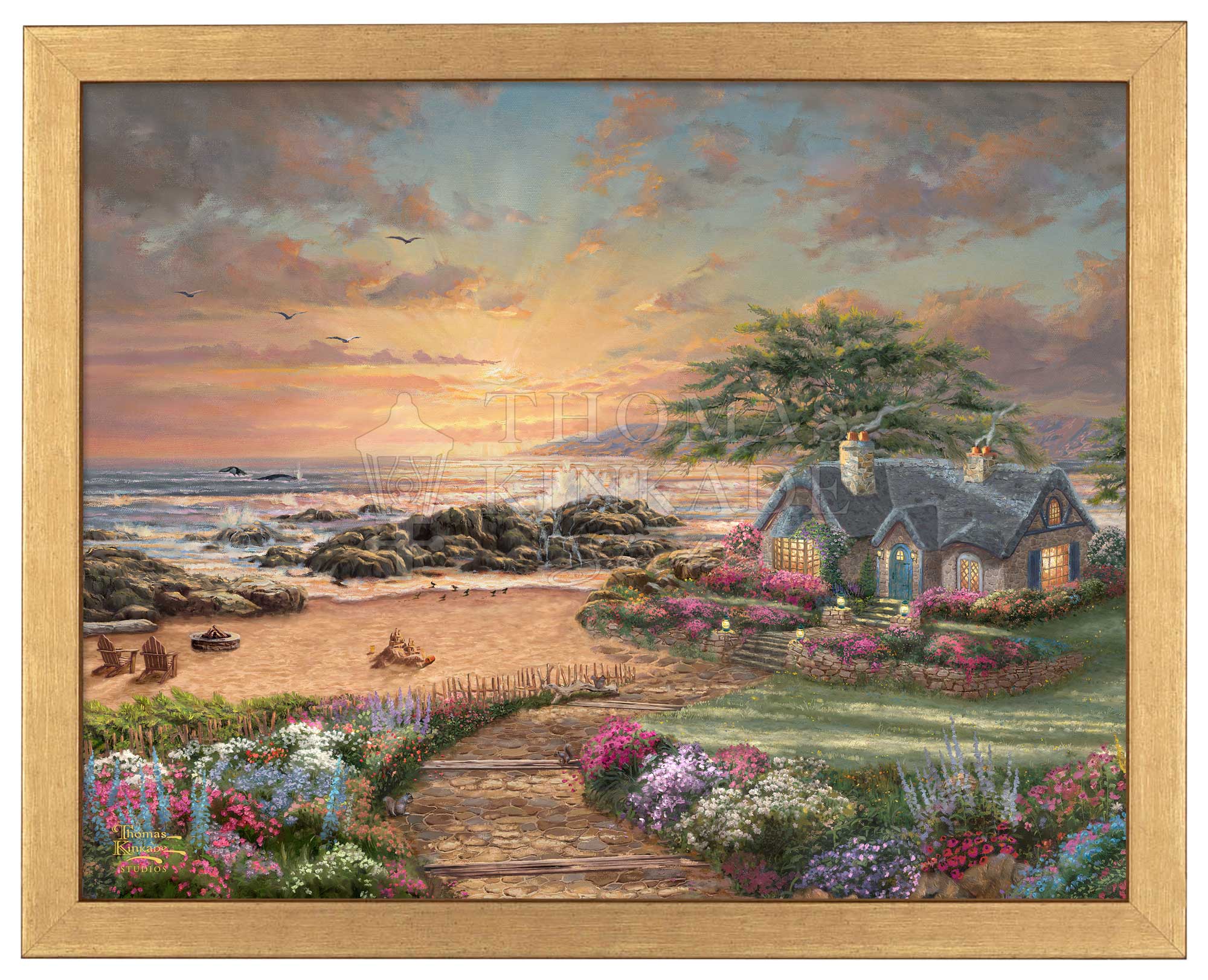 Collection of 10 authentic Thomas Kinkade Lithographs incl