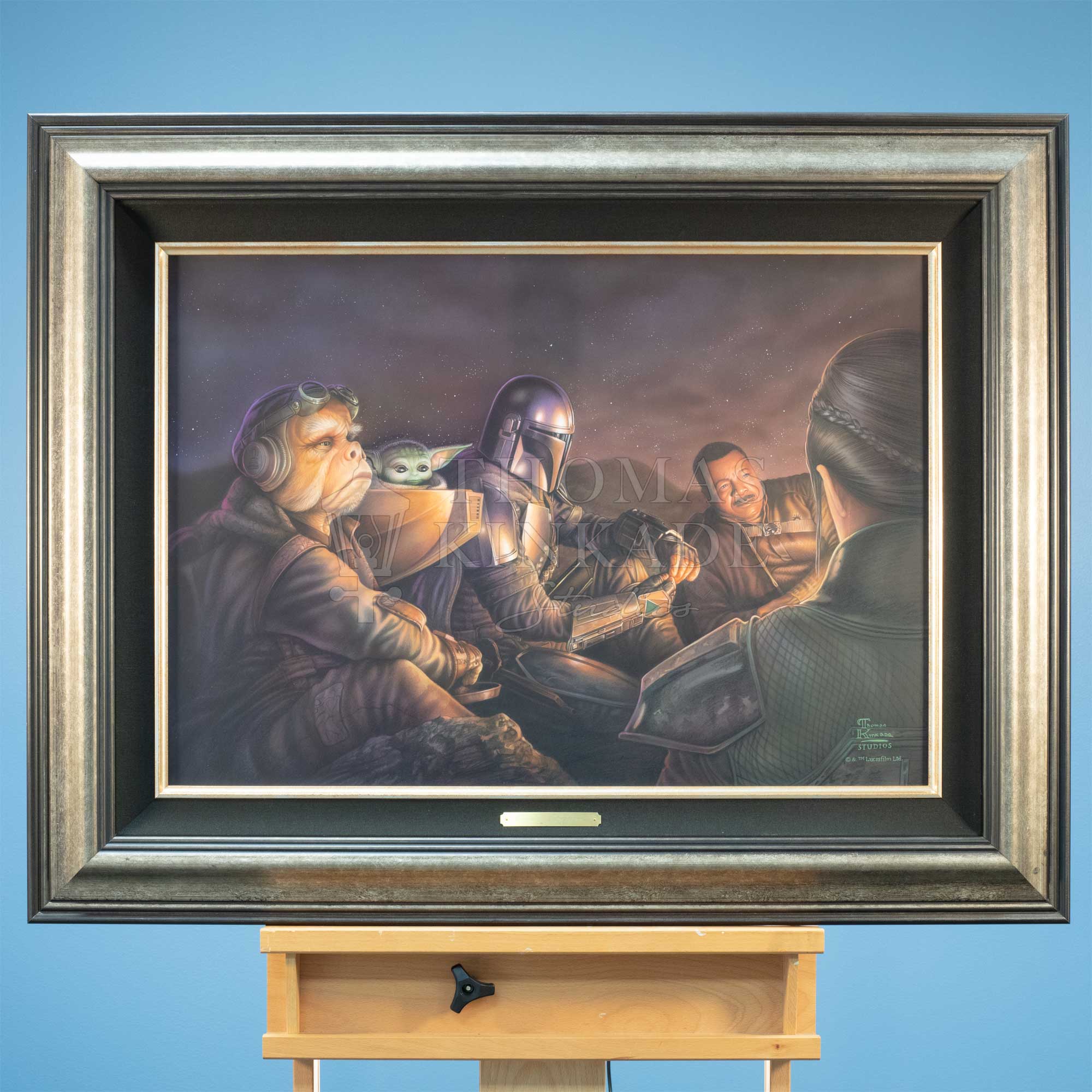 *Original Study* The Mandalorian™ - An Uneasy Alliance by Monte Moore  Thomas Kinkade Studios 22