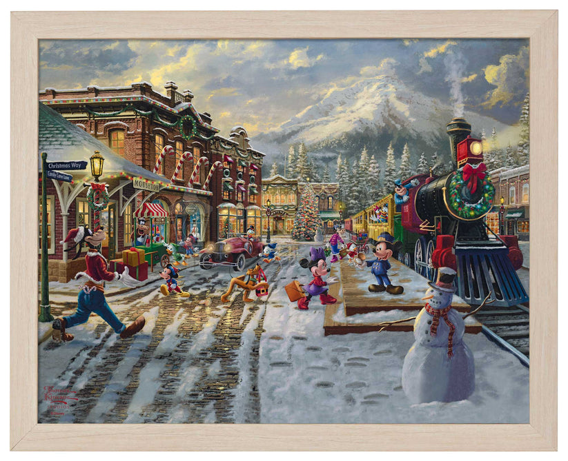 Disney Mickey and Minnie Candy Cane Express Art Prints Thomas