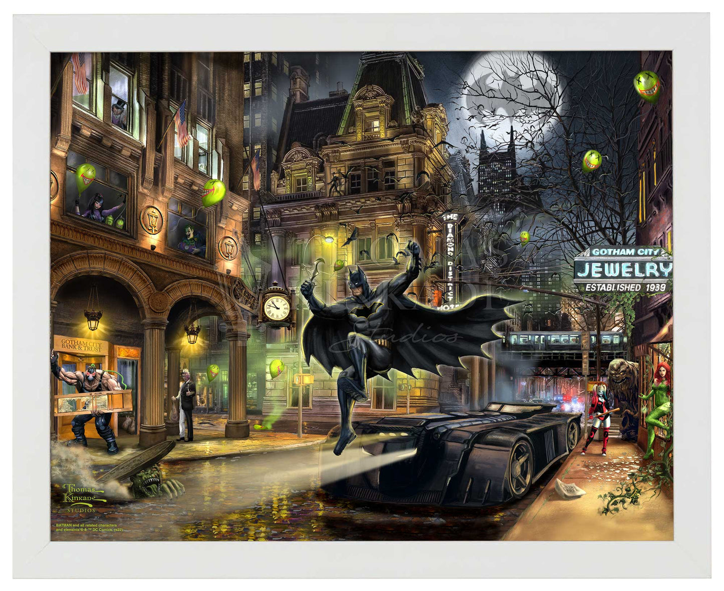Batman™ - Logo over Gotham City Poster