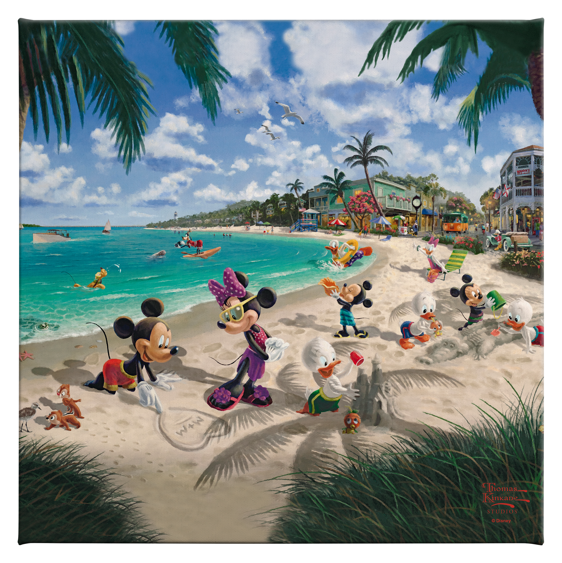 Disney Mickey and Minnie 5-in-1- Gallery Wrapped Canvas Set – Thomas  Kinkade Studios