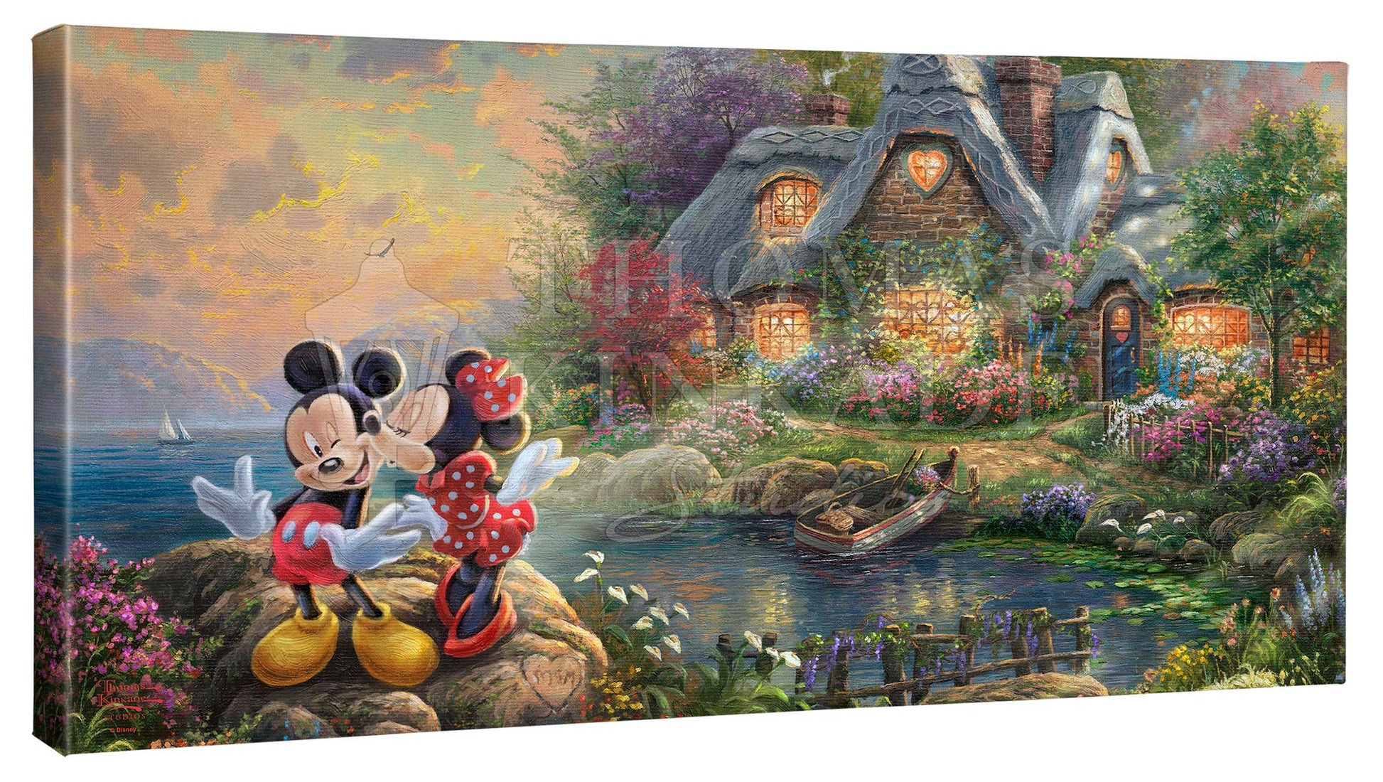 Disney Mickey and Minnie - Sweetheart Cove – Thomas Kinkade Studios