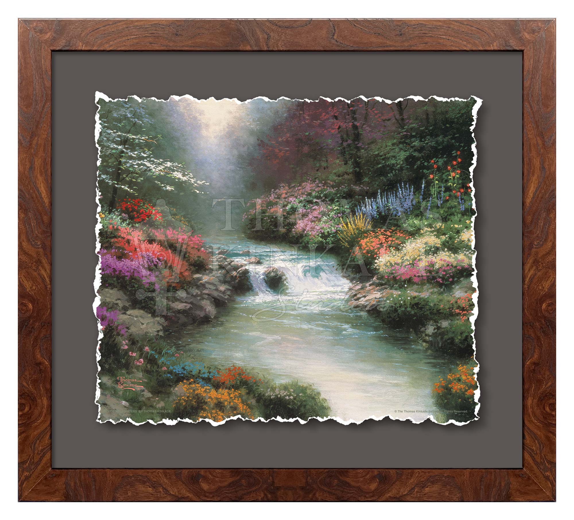 Beside Still Waters - Deckled Edge Prints – Thomas Kinkade Studios