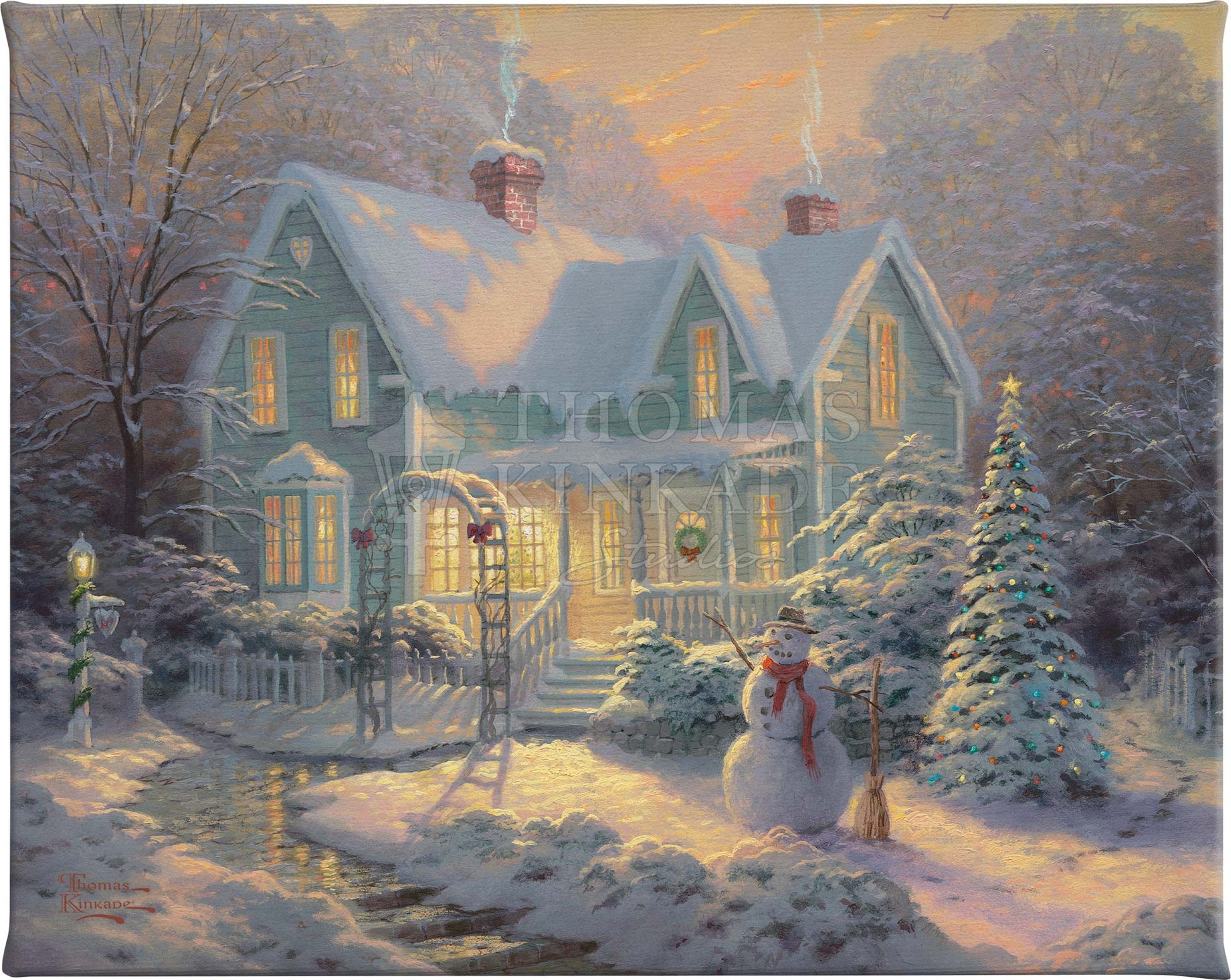 Blessings Of Christmas 8 X 10 Gallery Wrapped Canvas Thomas Blessings of christmas 8 x 10 gallery wrapped canvas thomas