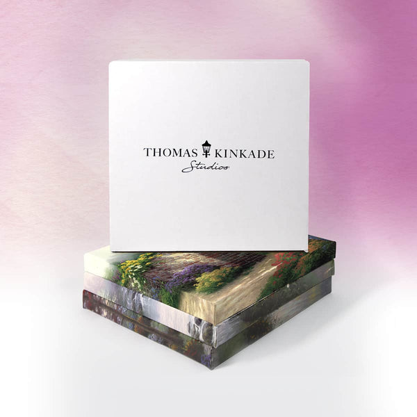 14" x 14" Gallery Wrap Storage Box Thomas Kinkade Studios