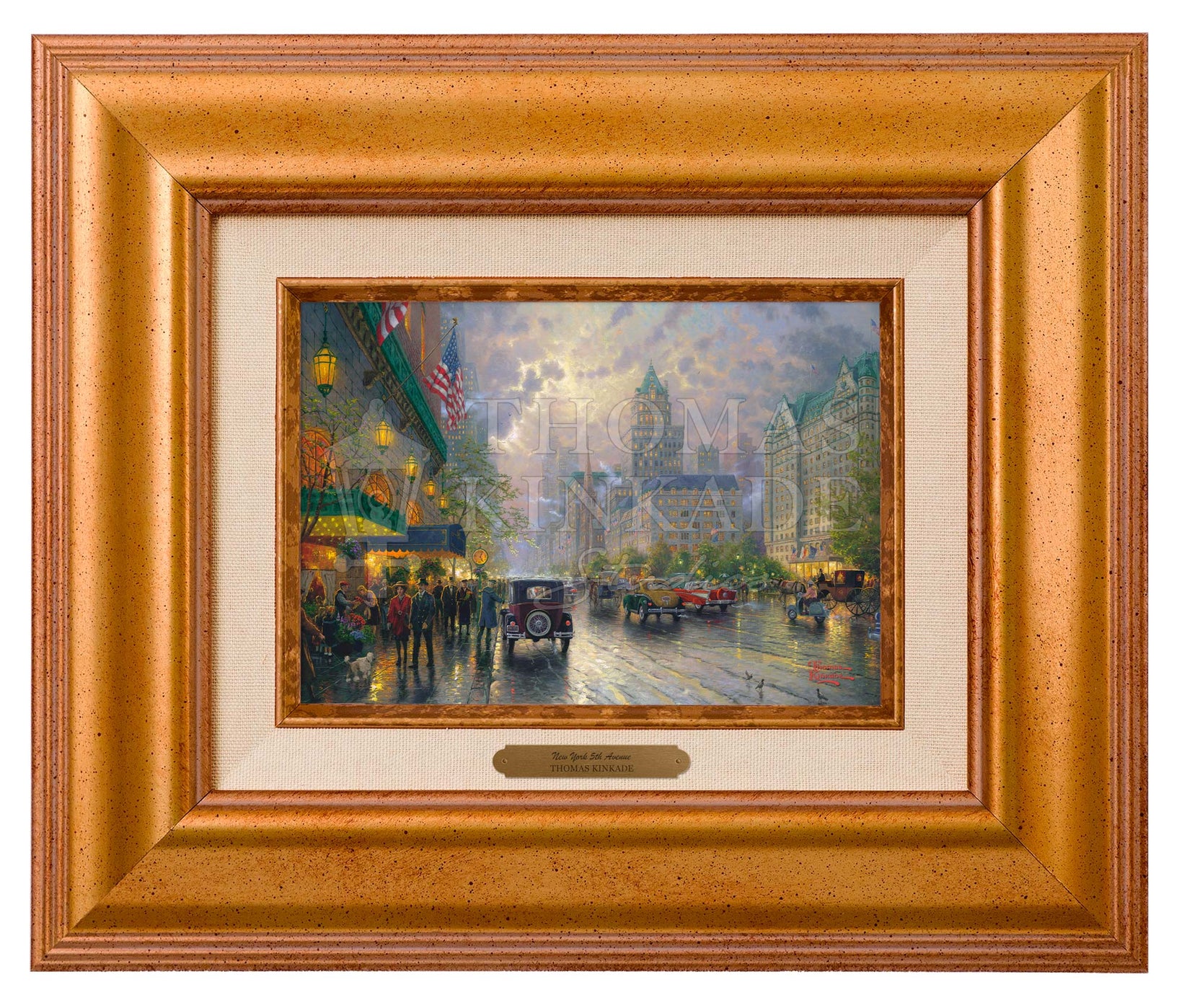 New York, Fifth Avenue Brushworks Thomas Kinkade Studios