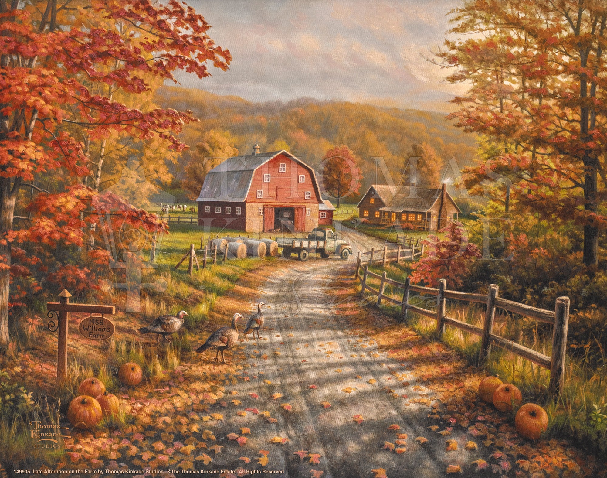 Late Afternoon on the Farm - Art Prints – Thomas Kinkade Studios