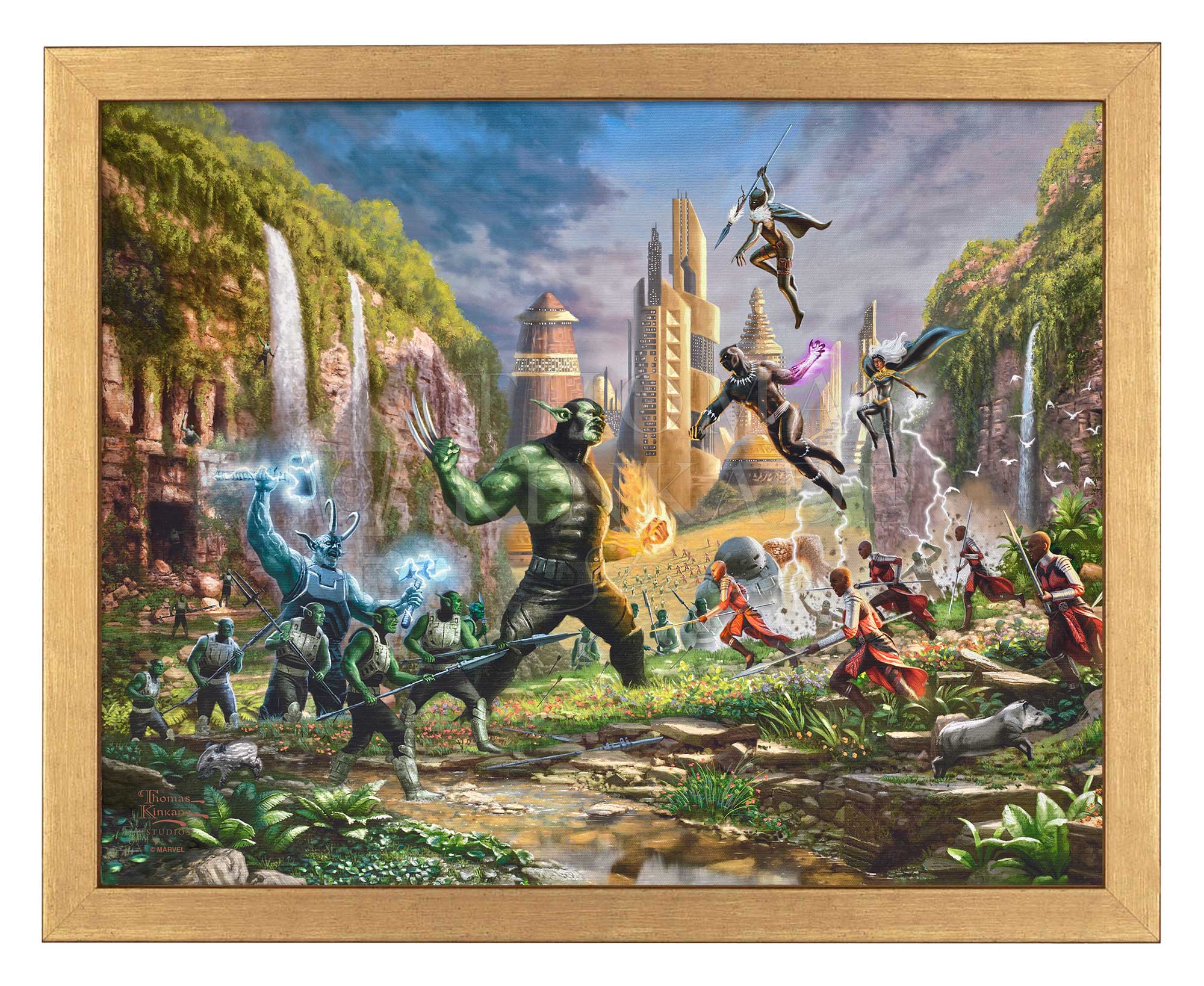 Black Panther hotsell From Thomas Kinkade 11x14 limited print