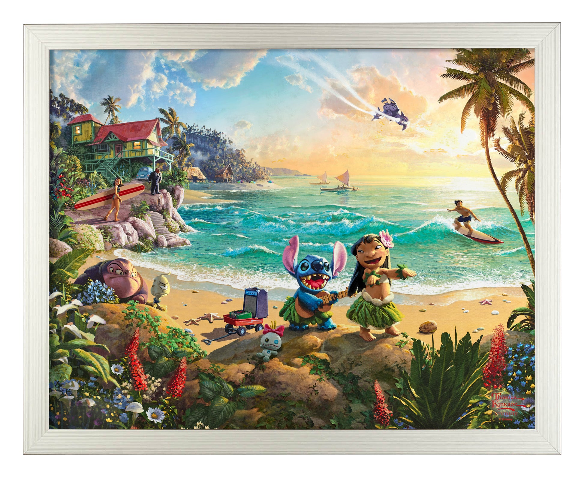 Stitch (Disney) Themed Art Print Lilo & Stitch Wall Decor