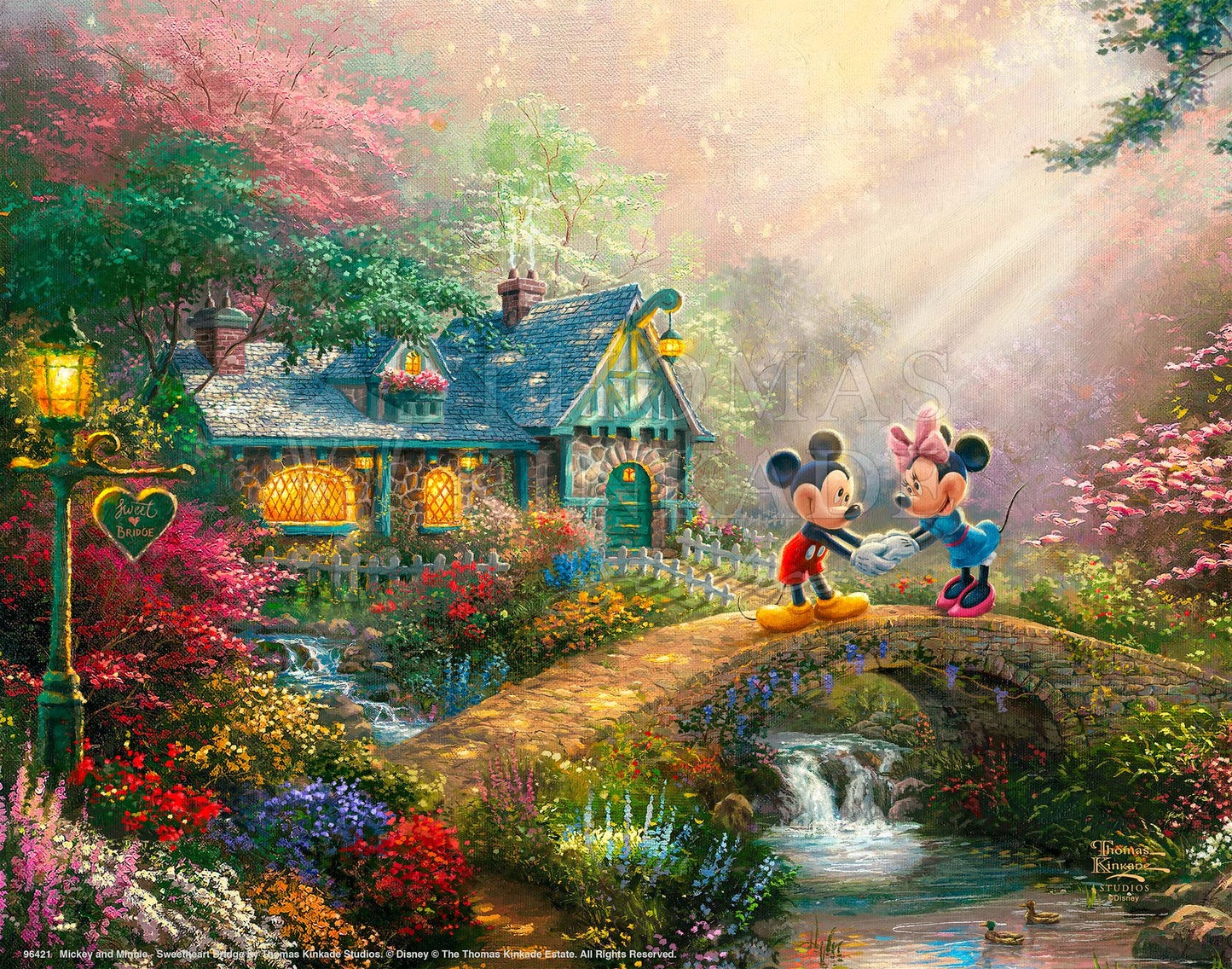 Disney Mickey and Minnie - Sweetheart Bridge – Thomas Kinkade Studios