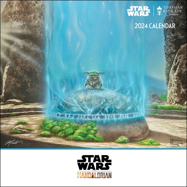 The Mandalorian™ by Thomas Kinkade Studios 2024 Wall Calendar