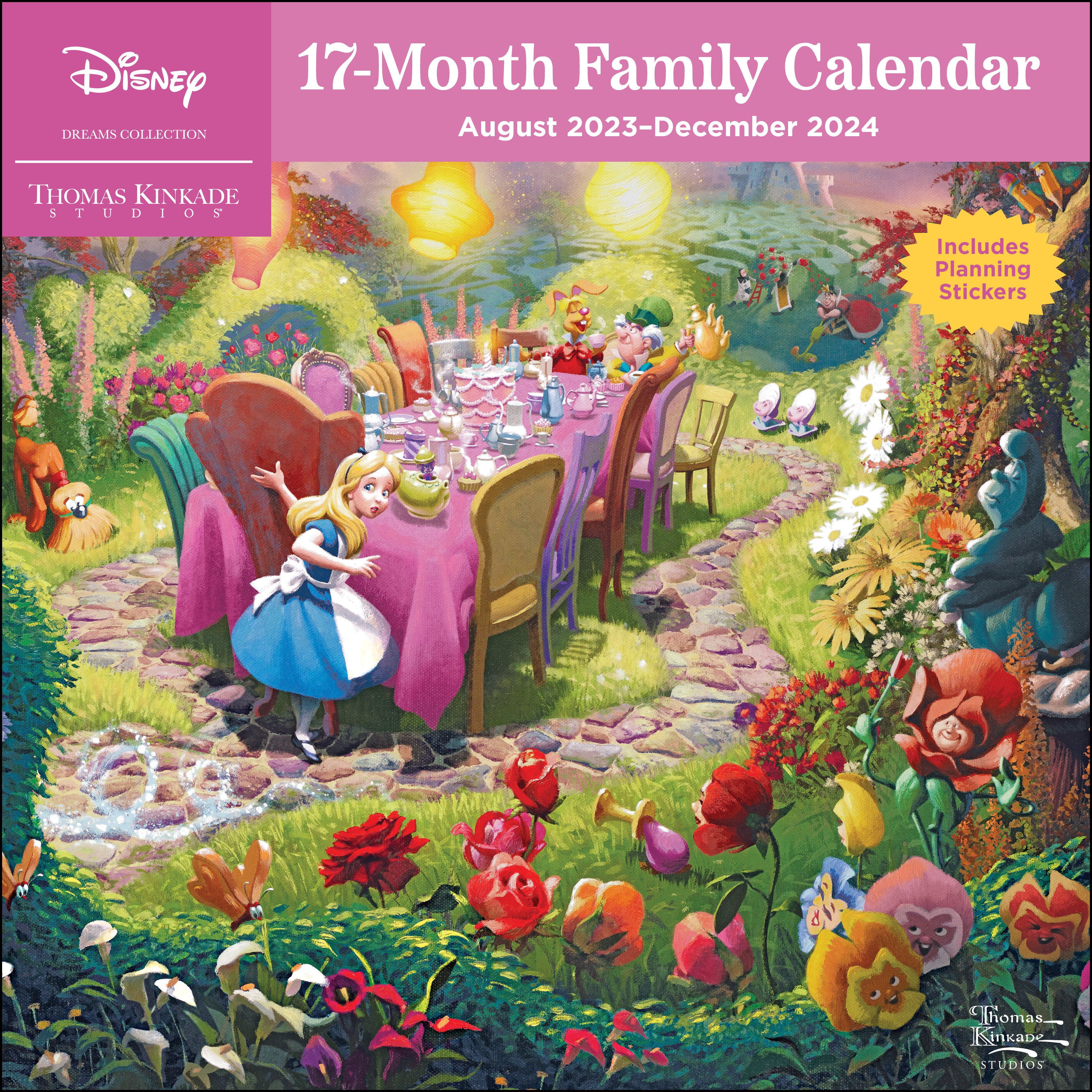 Dreams　Disney　2023-2024　Studios:　Collection　by　Kinkade　Thomas　17-Month