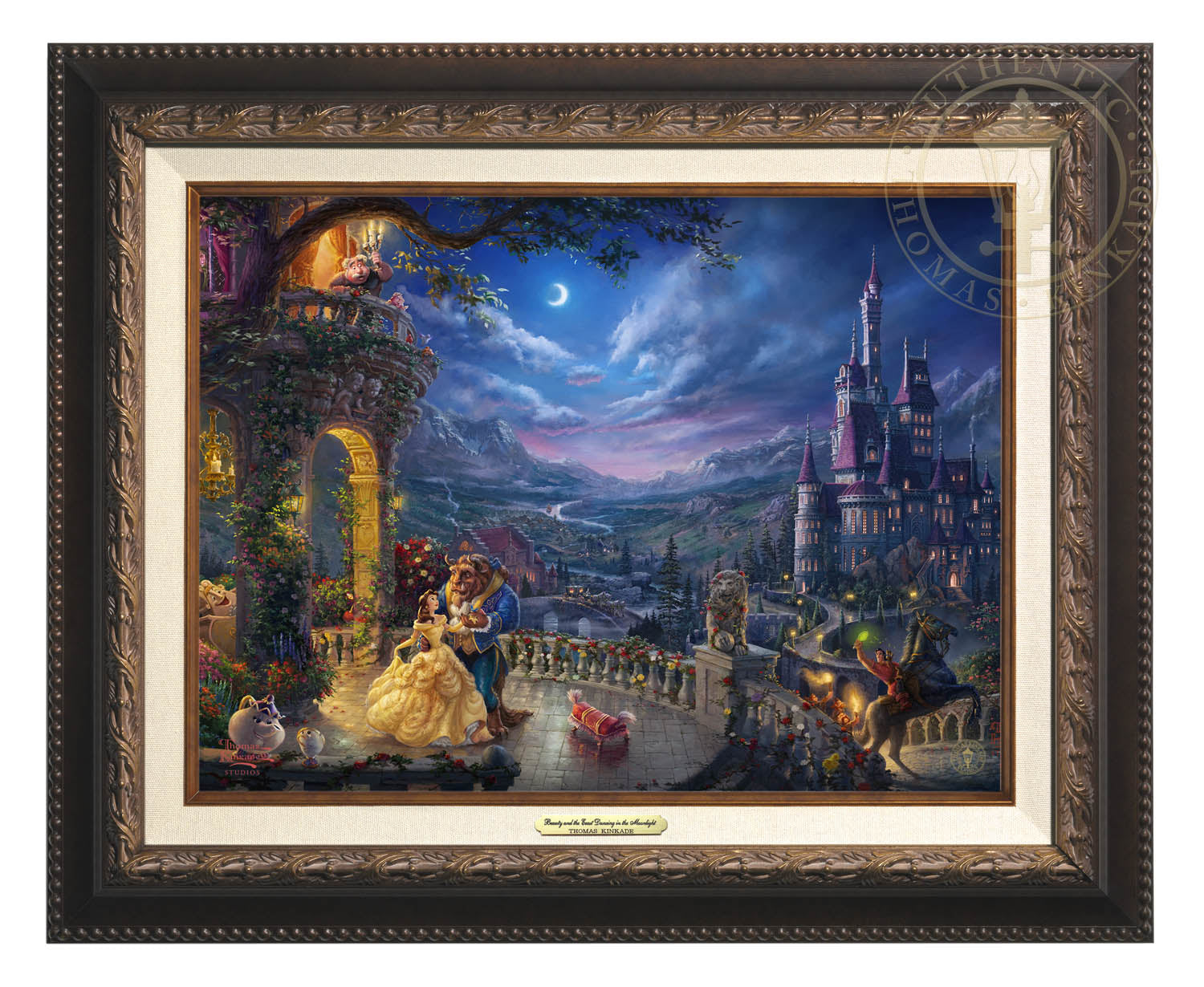 Disney Beauty And The Beast Dancing In The Moonlight - Canvas Classics ...