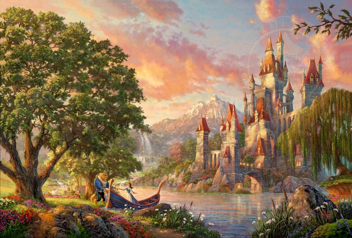 Disney Beauty and the Beast II - Limited Edition Canvas – Thomas Kinkade  Studios