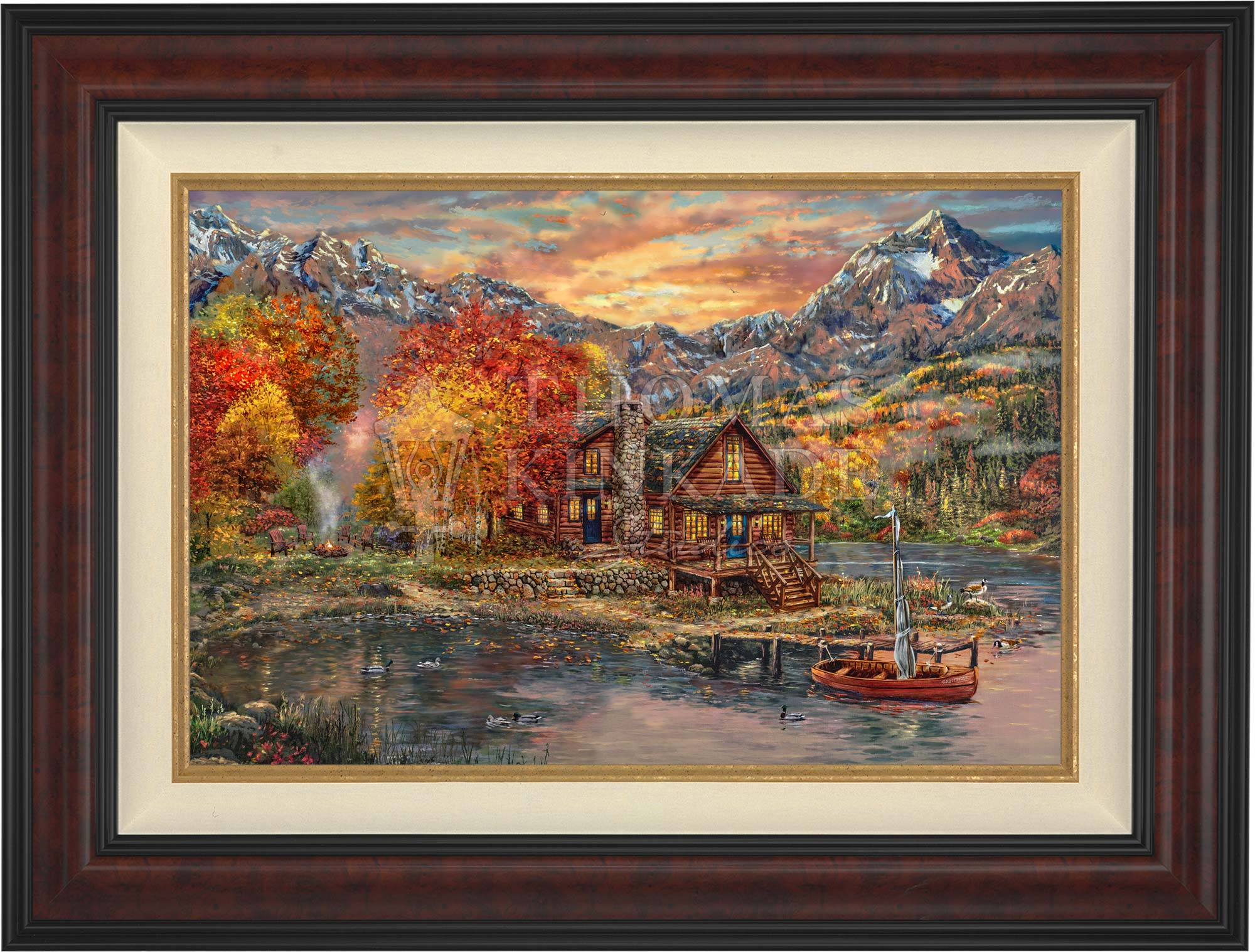 A Perfect Fall Day - Limited Edition Canvas – Thomas Kinkade Studios