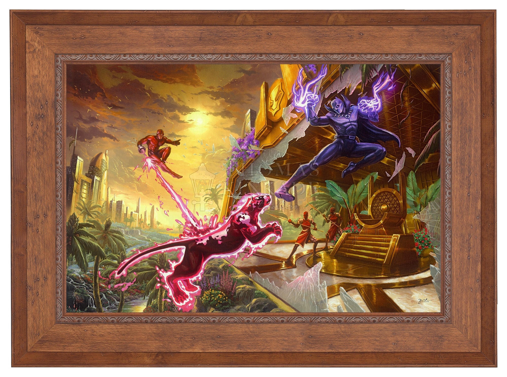 Black Panther - Limited Edition Canvas - Thomas Kinkade Studios