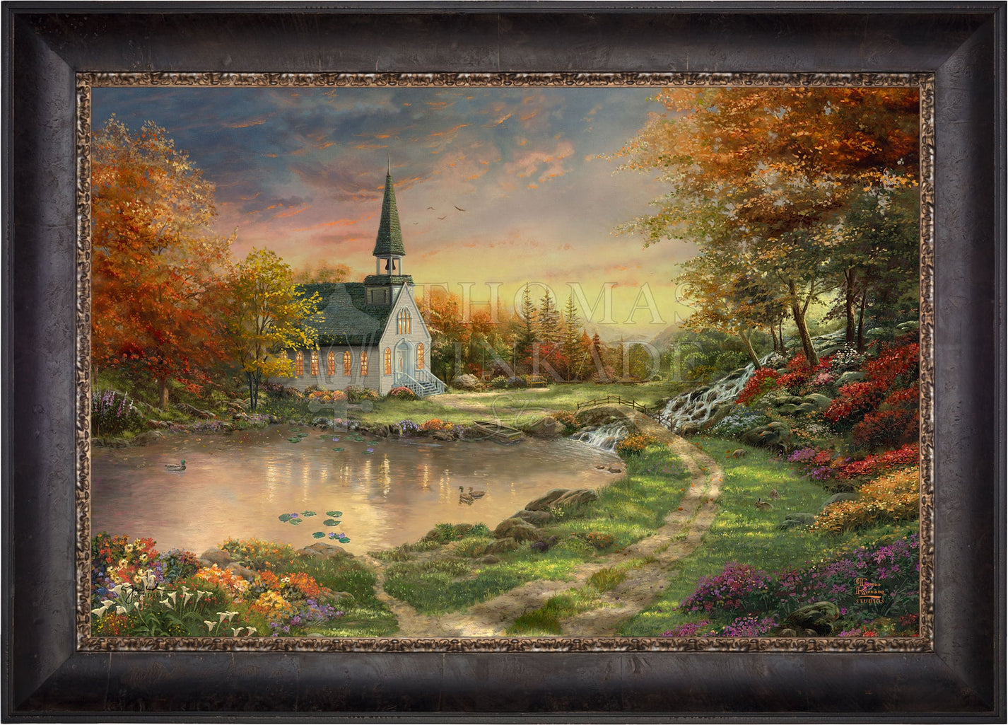 Chapel Of Reflection   Limited Edition Canvas   Thomas Kinkade Studios