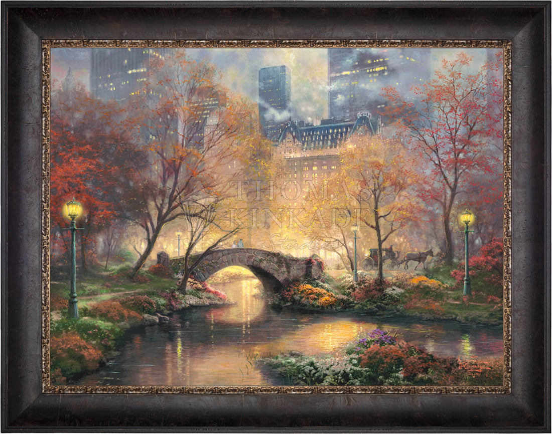 Central Park in the Fall - Limited Edition Canvas – Thomas Kinkade Studios