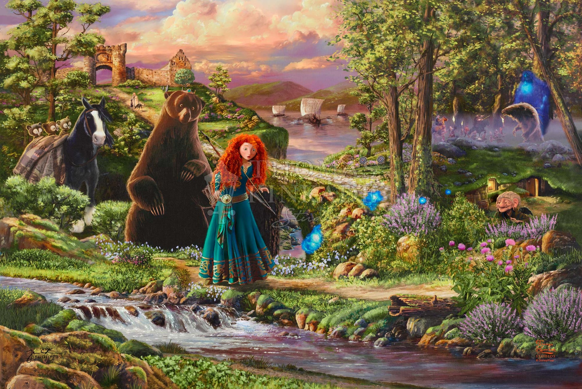 Thomas – Art Disney/Pixar Brave - Studios Jewel Kinkade Edition