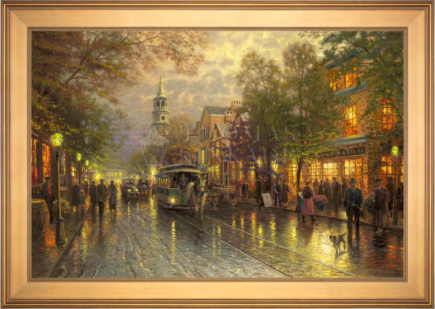 Evening on the Avenue - Limited Edition Canvas