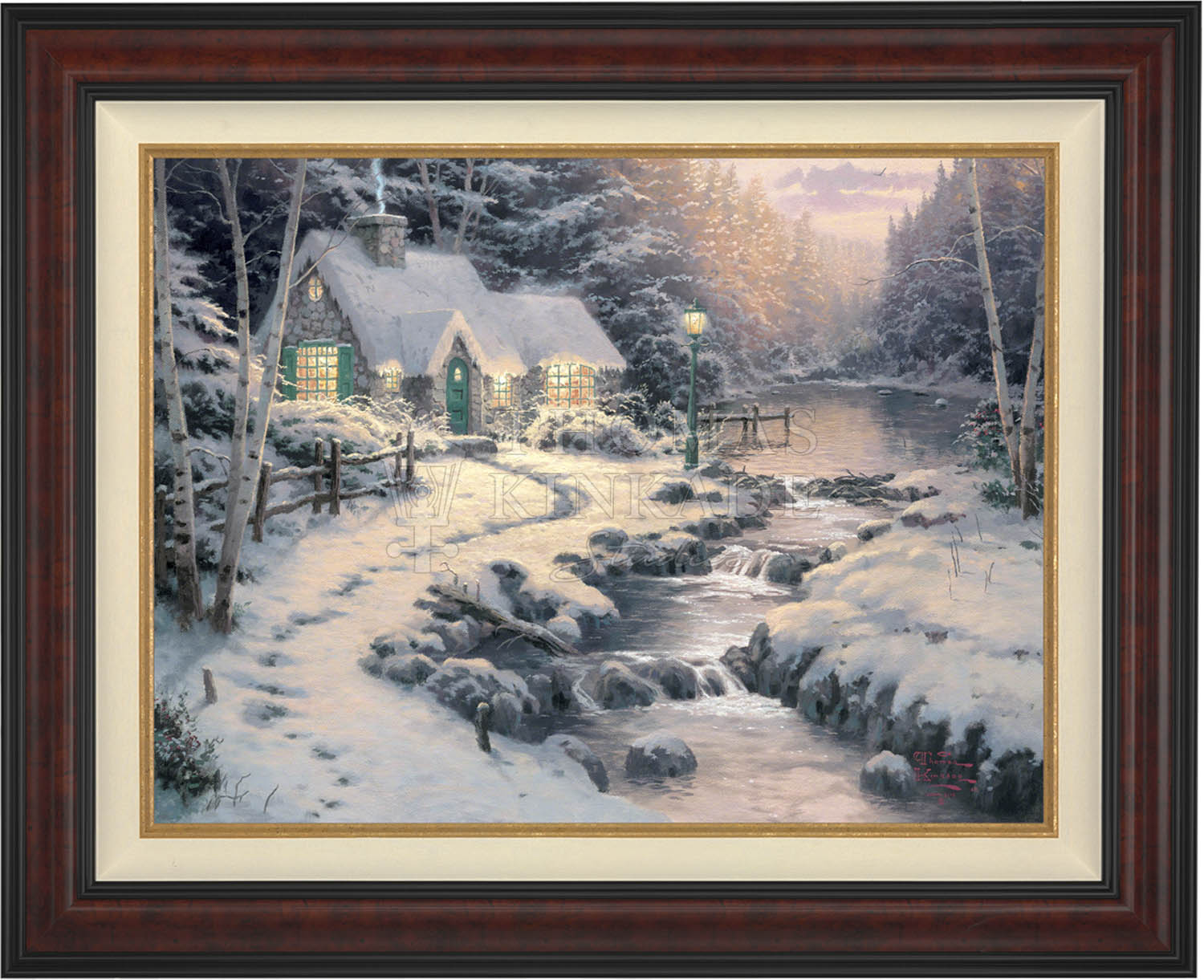 Thomas Kinkade Crystal Art D I Y A Quiet Evening Picture Kit