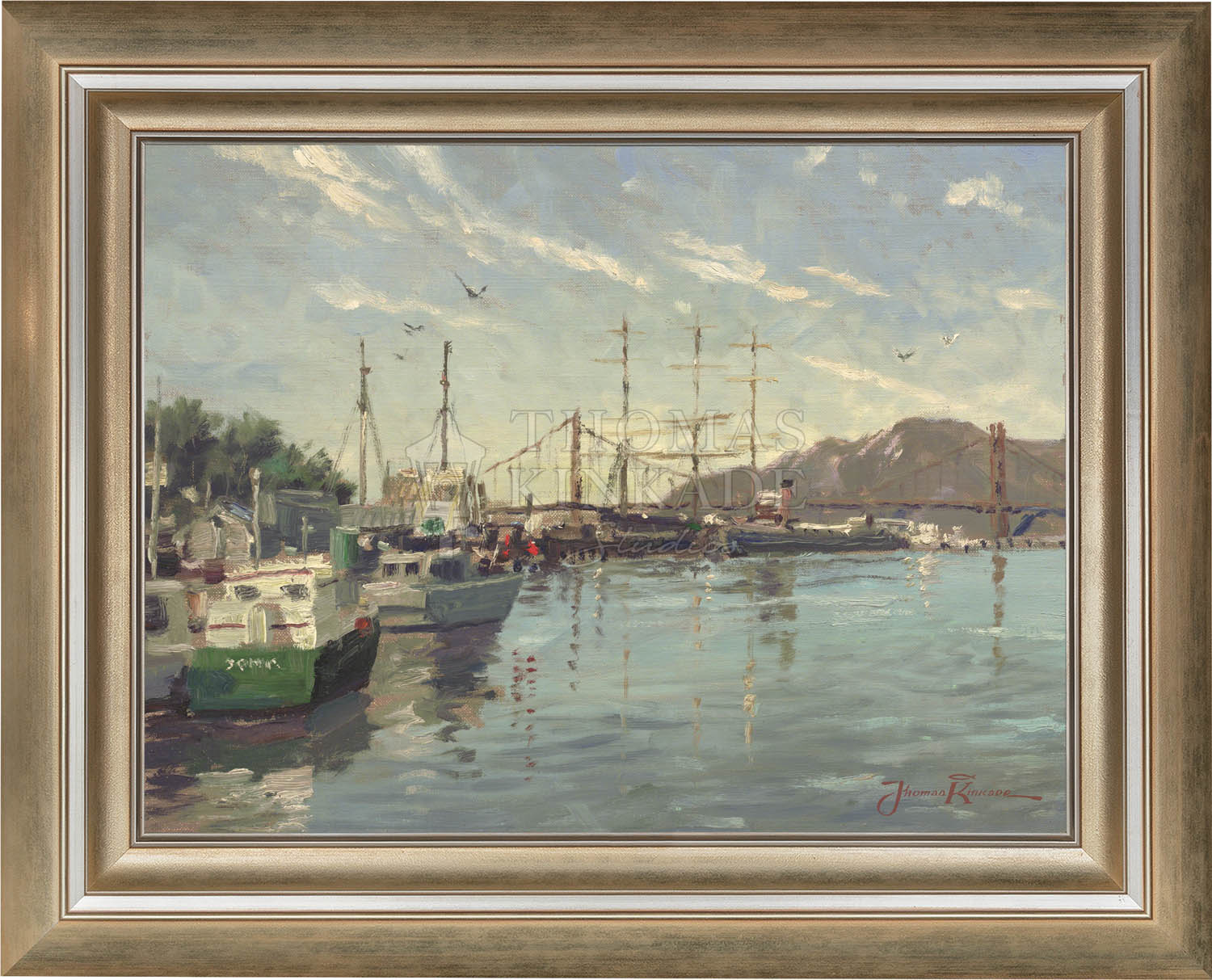 Fisherman's Wharf, Marina - Limited Edition Canvas – Thomas Kinkade Studios