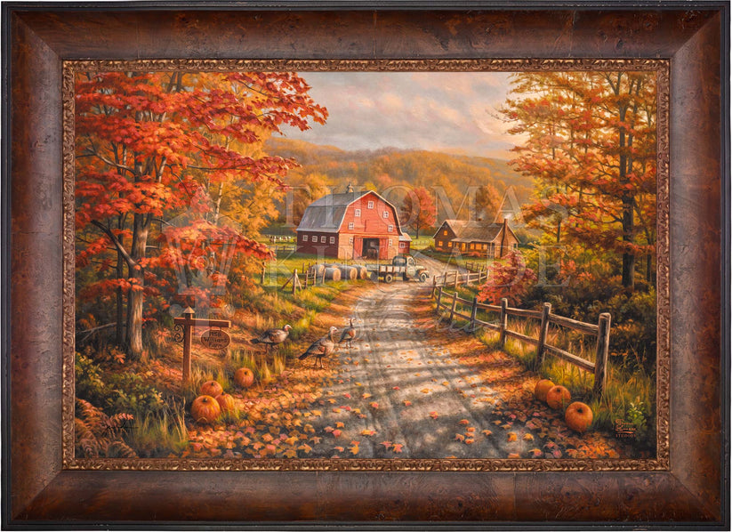 Late Afternoon on the Farm - Limited Edition Canvas – Thomas Kinkade ...