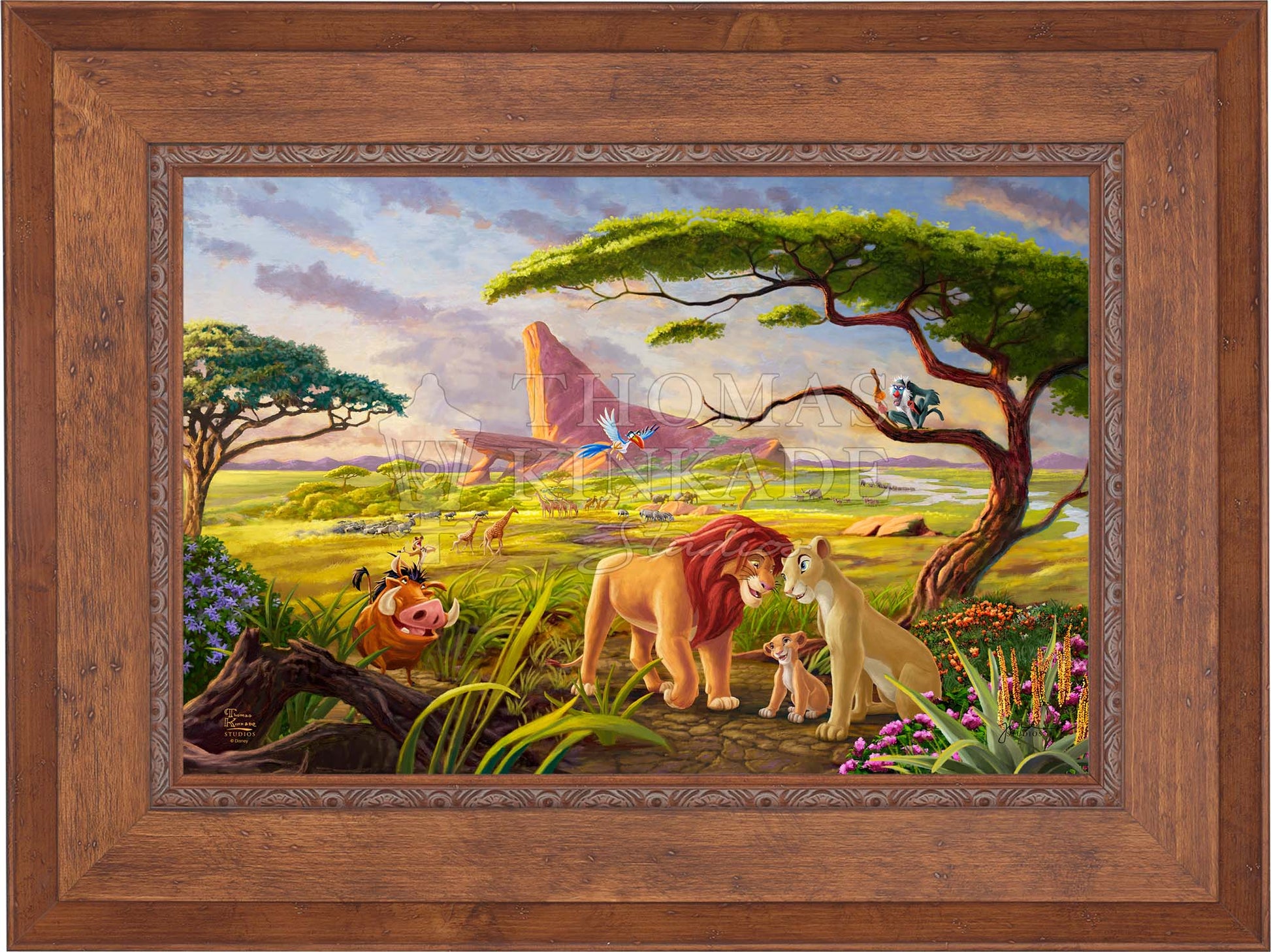 Disney Canvas Remember Edition – Are Lion Who - The Studios Thomas King Limited Kinkade You