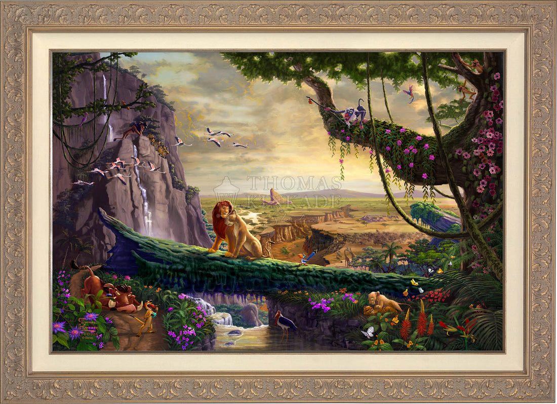 Disney The Lion King - Return to Pride Rock - Limited Edition Canvas ...