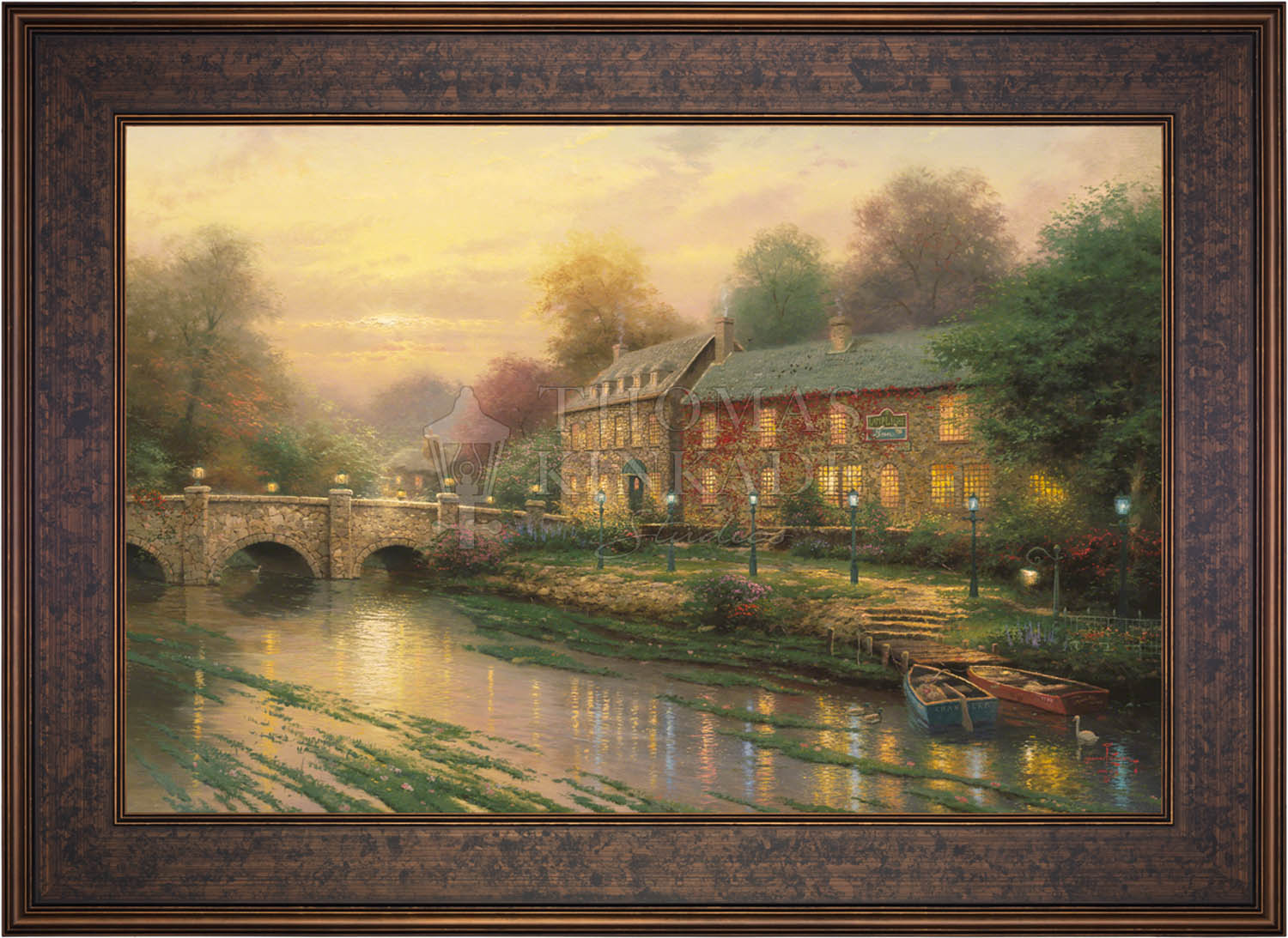 Lamplight Inn - Limited Edition Canvas – Thomas Kinkade Studios