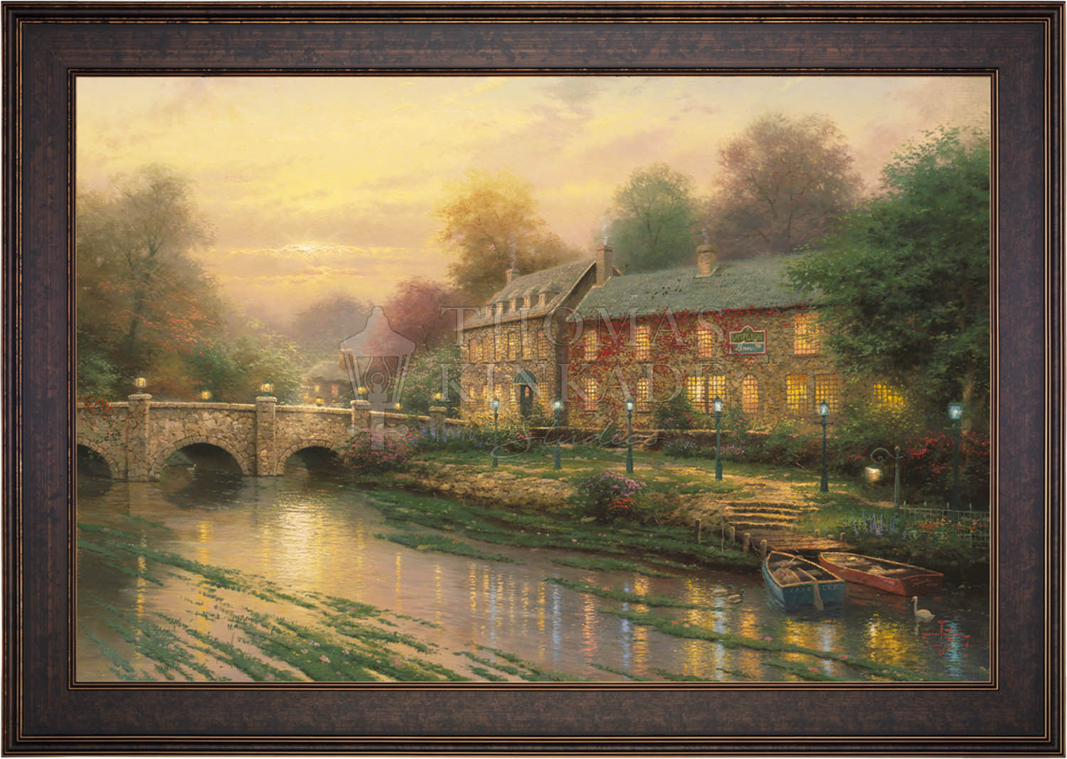 Lamplight Inn - Limited Edition Canvas – Thomas Kinkade Studios