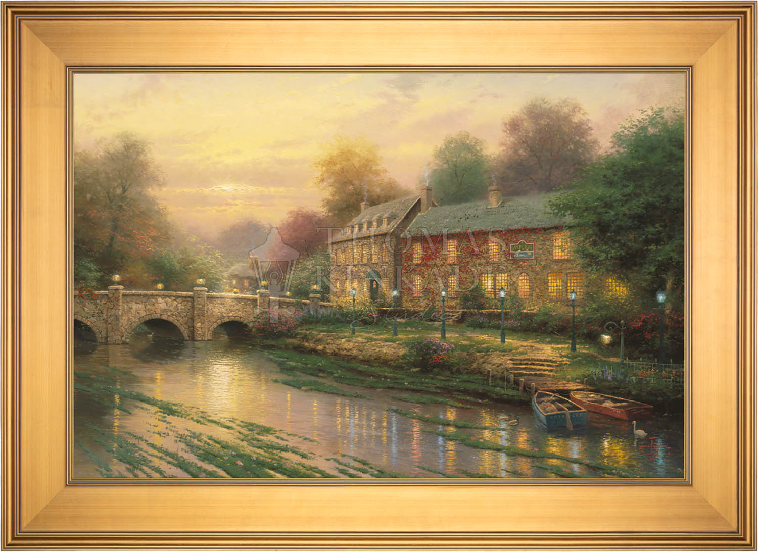 Lamplight Inn - Limited Edition Canvas – Thomas Kinkade Studios