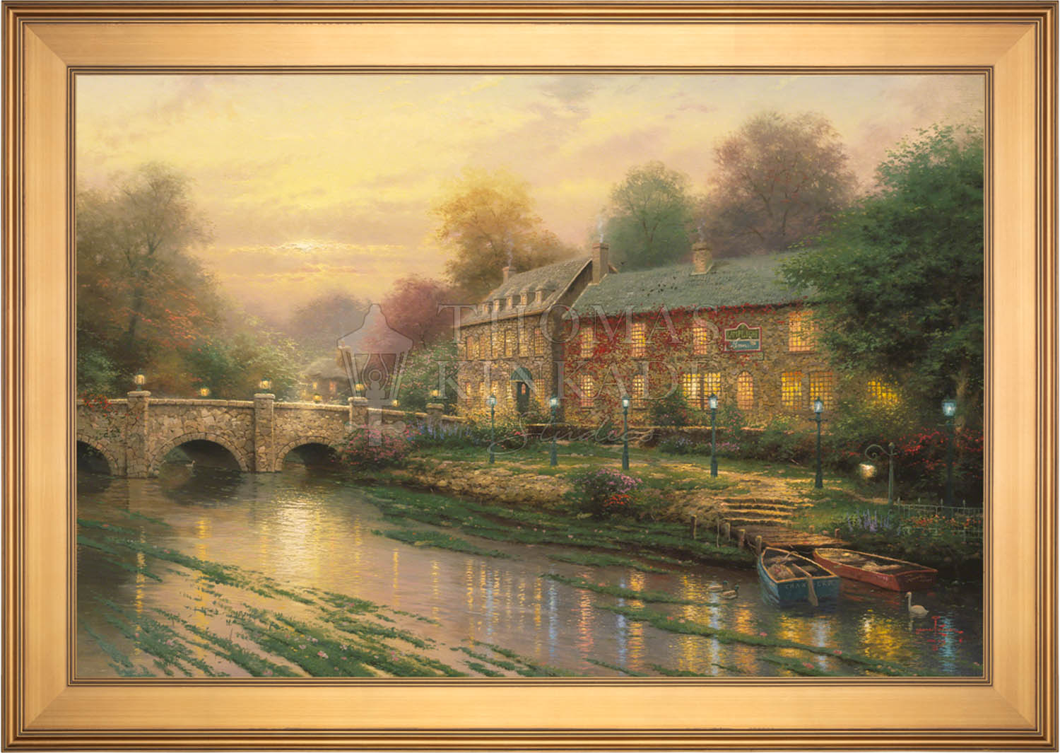 Lamplight Inn - Limited Edition Canvas – Thomas Kinkade Studios