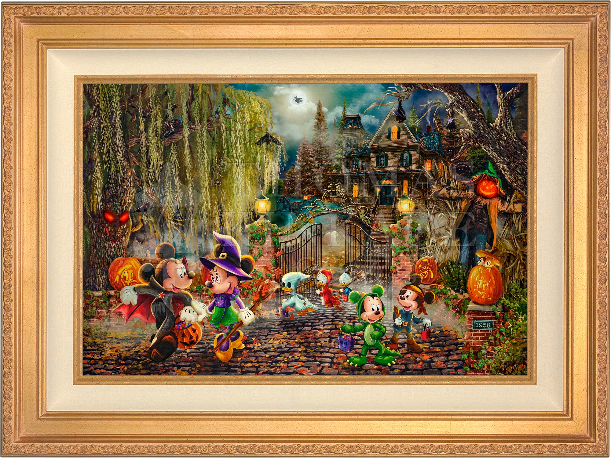 Disney Mickey and Minnie Halloween Fun - Jewel Edition Art – Thomas Kinkade  Studios