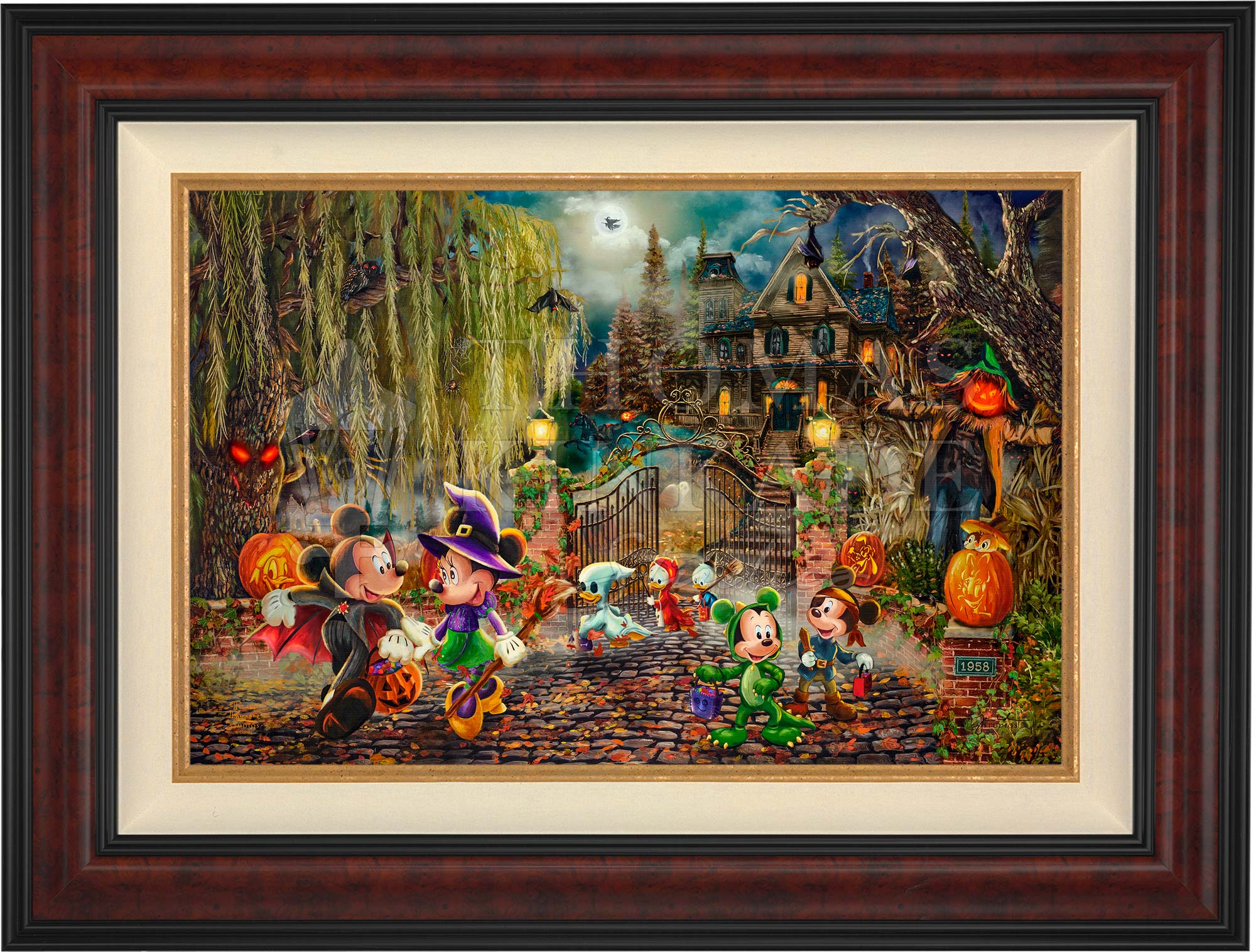 Disney Mickey and Minnie Halloween Fun - Limited Edition Canvas