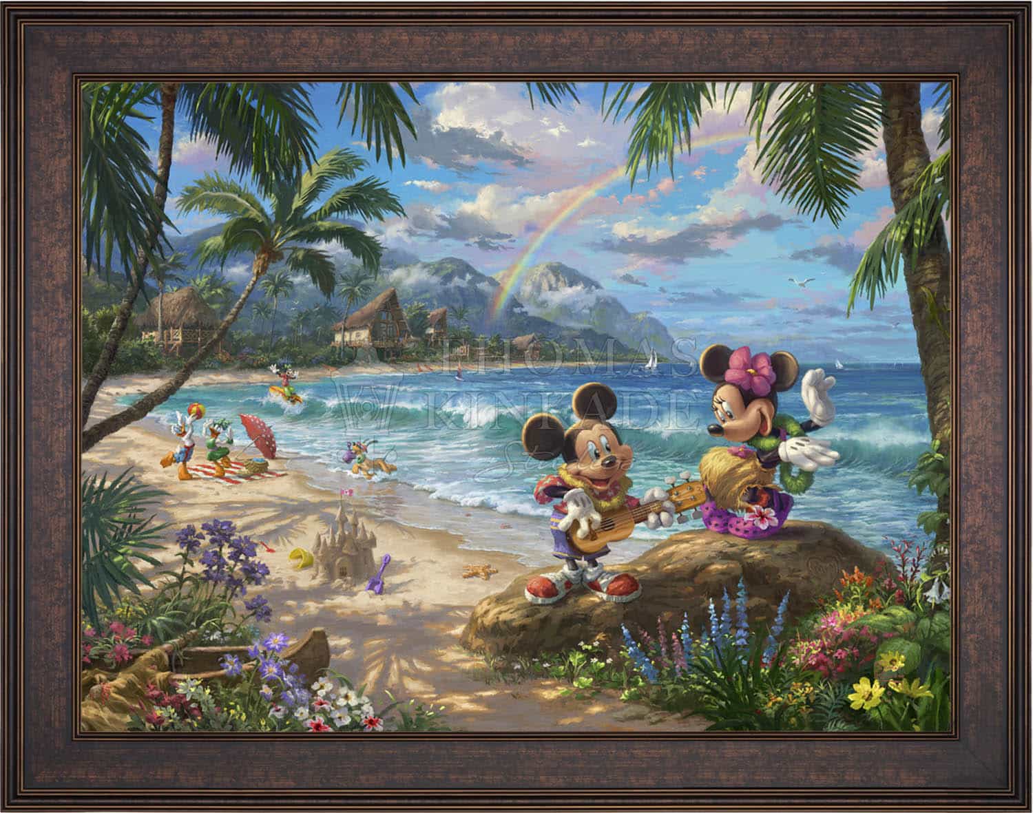 Disney Mickey and Minnie in Hawaii - Jewel Edition Art