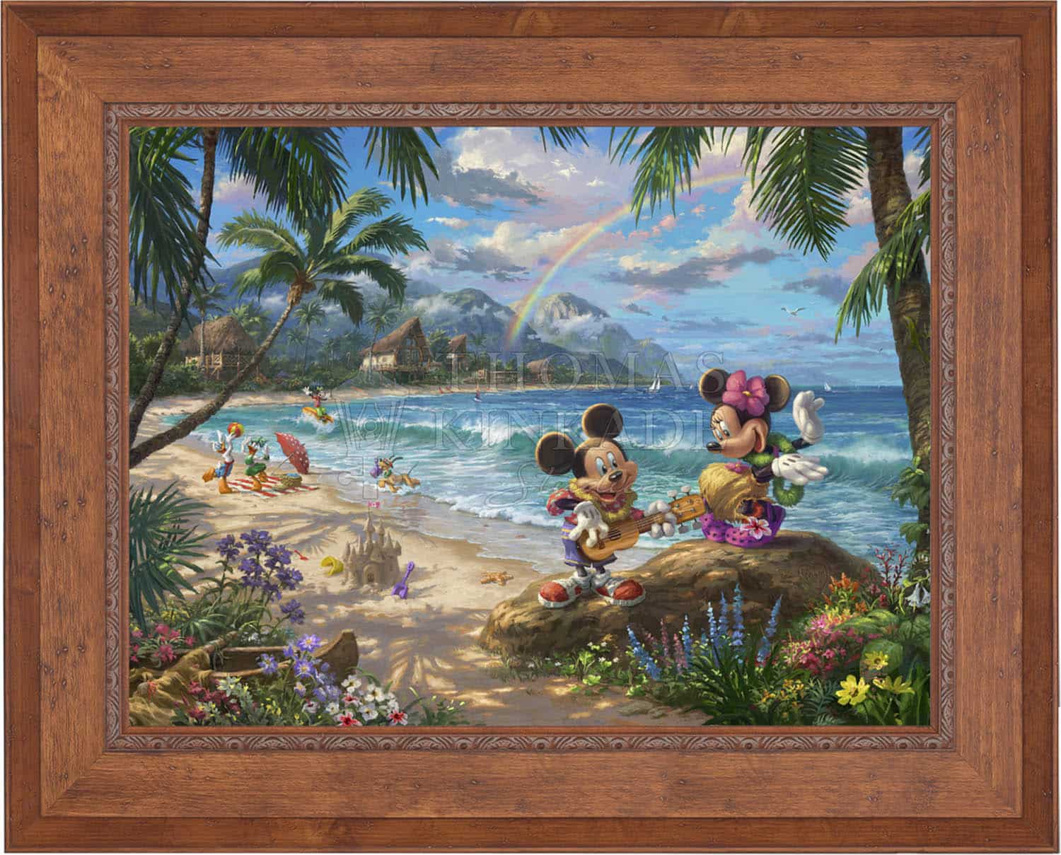 Disney Mickey and Minnie in Hawaii - Jewel Edition Art