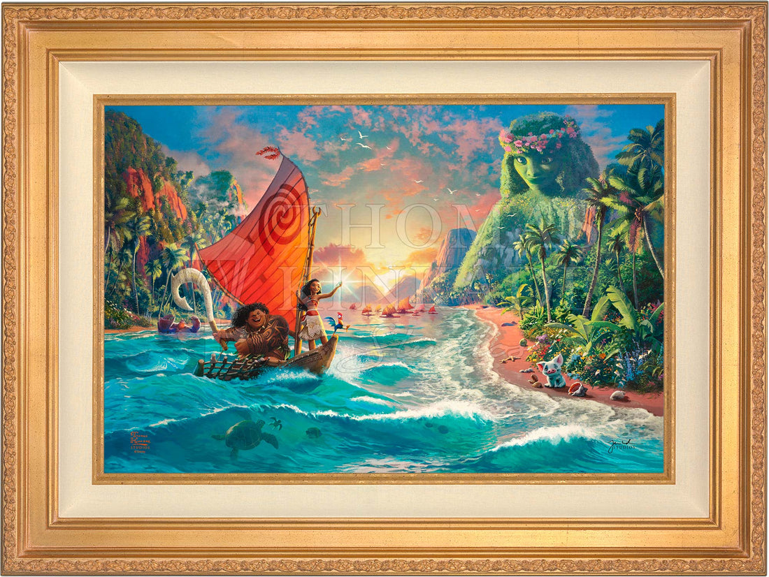 Disney Moana - Limited Edition Canvas – Thomas Kinkade Studios