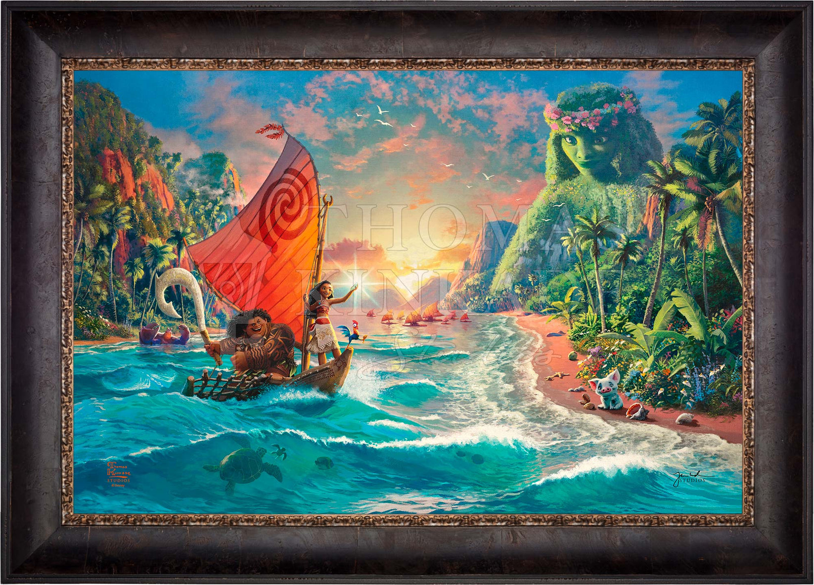 Disney Moana - Limited Edition Canvas – Thomas Kinkade Studios