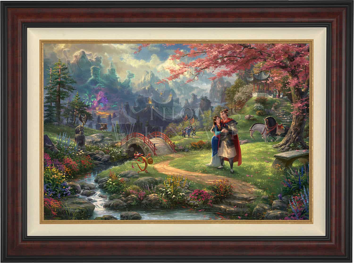 Disney Mulan Blossoms Of Love - Jewel Edition Art – Thomas Kinkade Studios