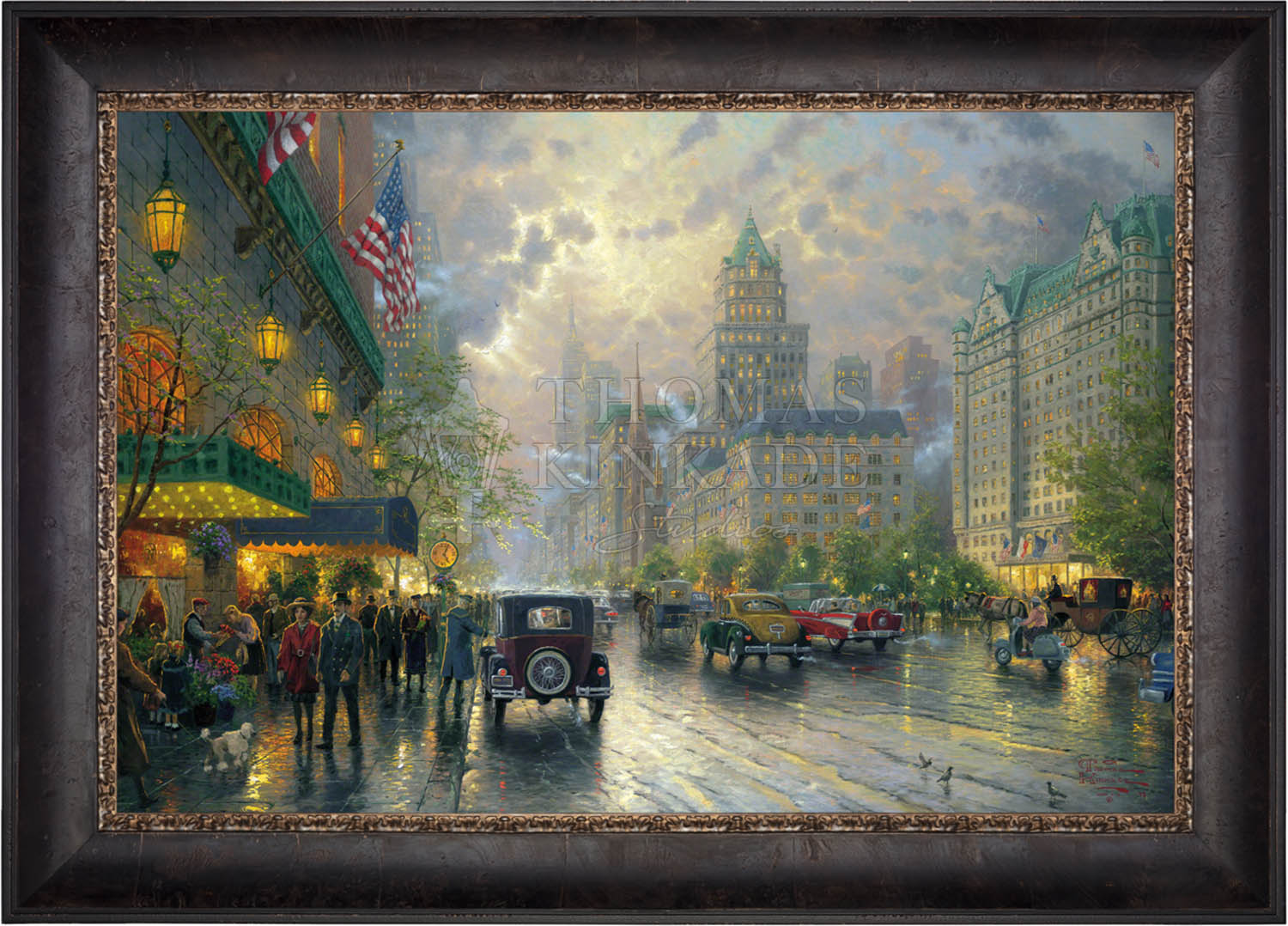 Thomad Kinkade New York Fifth Avenue cheapest