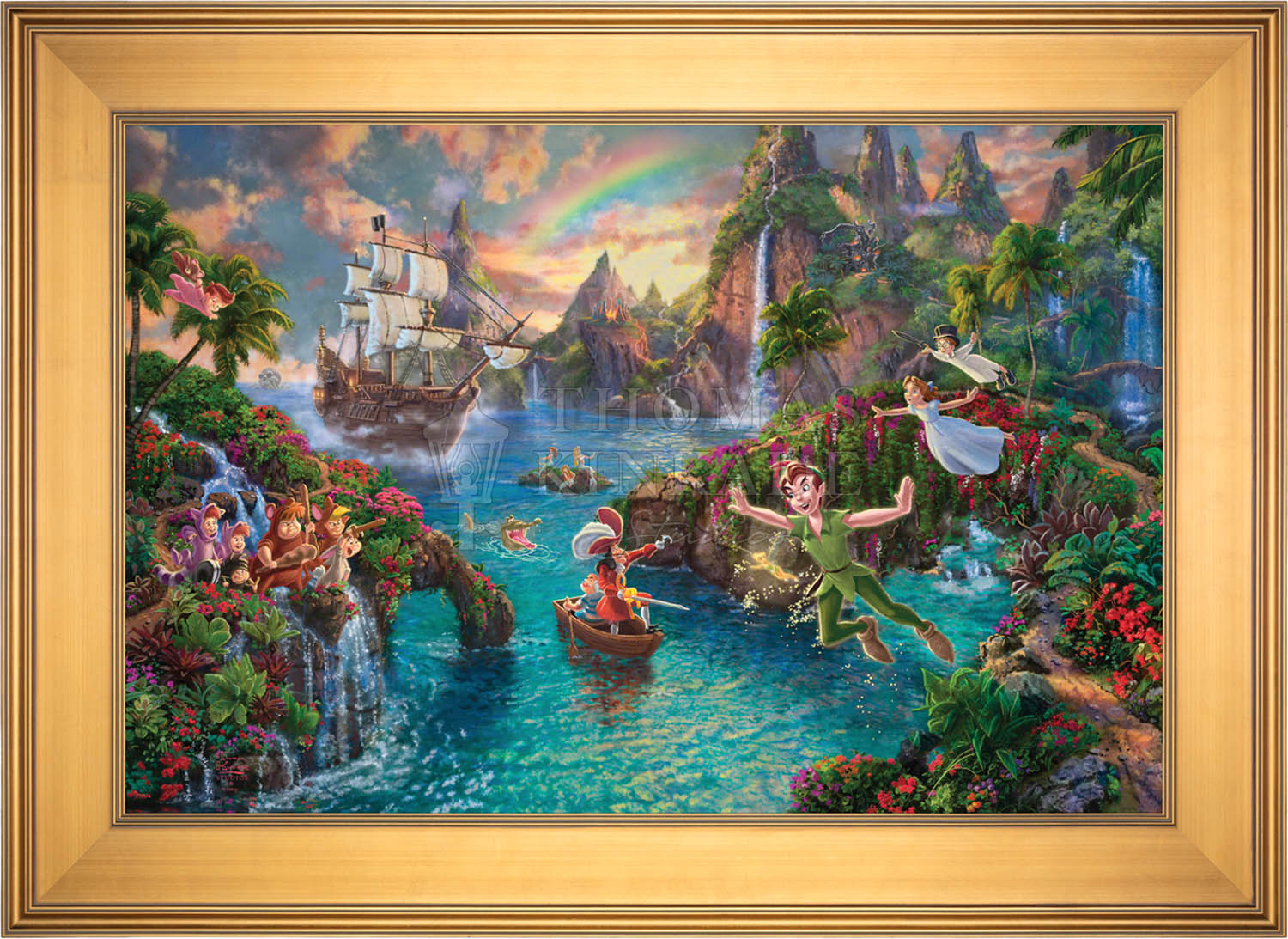 Thomas Kinkade Peter Pan on sale Wrapped Canvas