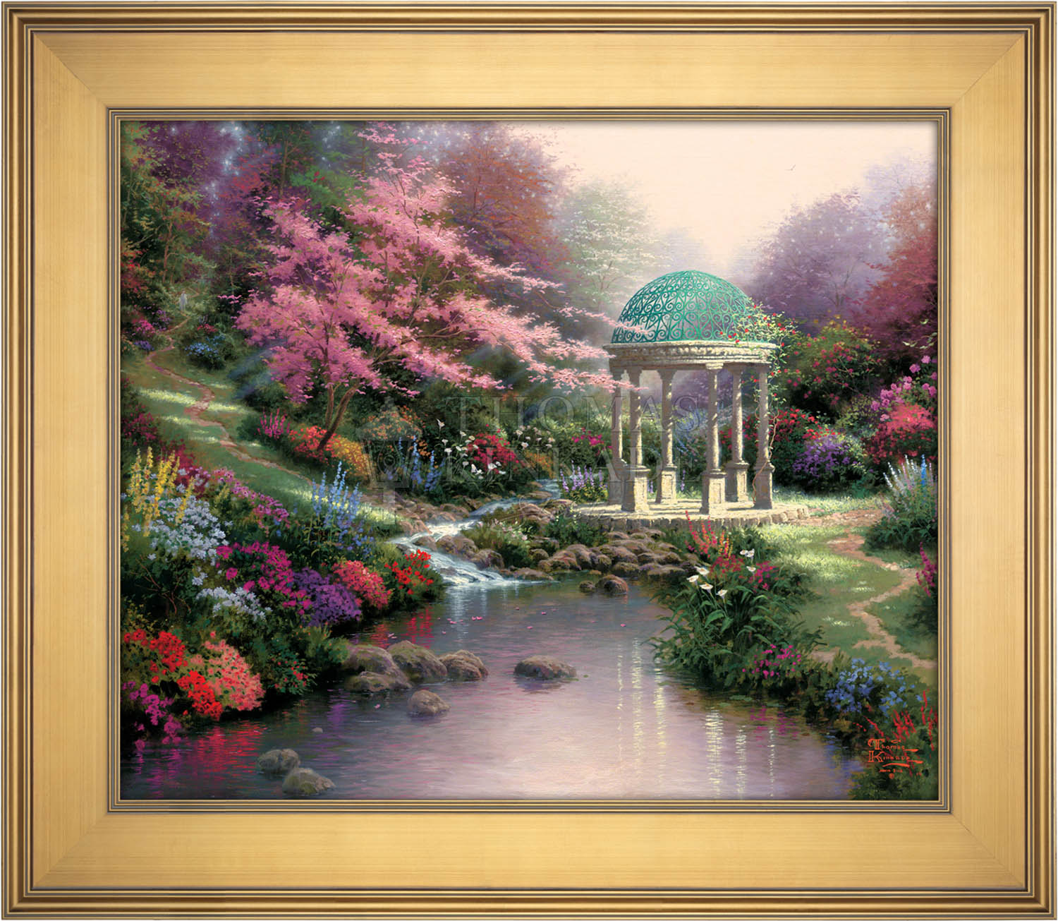 Mountain Paradise - Limited Edition Canvas – Thomas Kinkade Studios